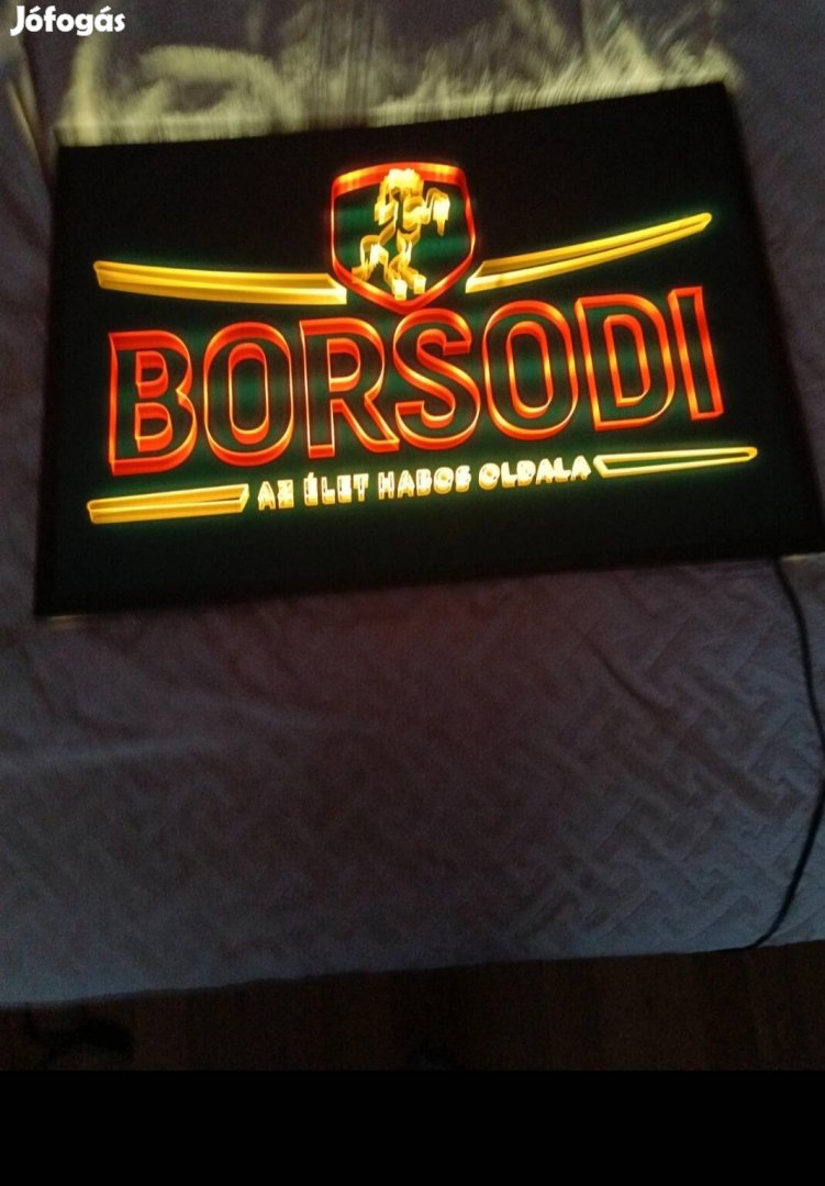 5070-cm-es Borsodi világító tábla eladó