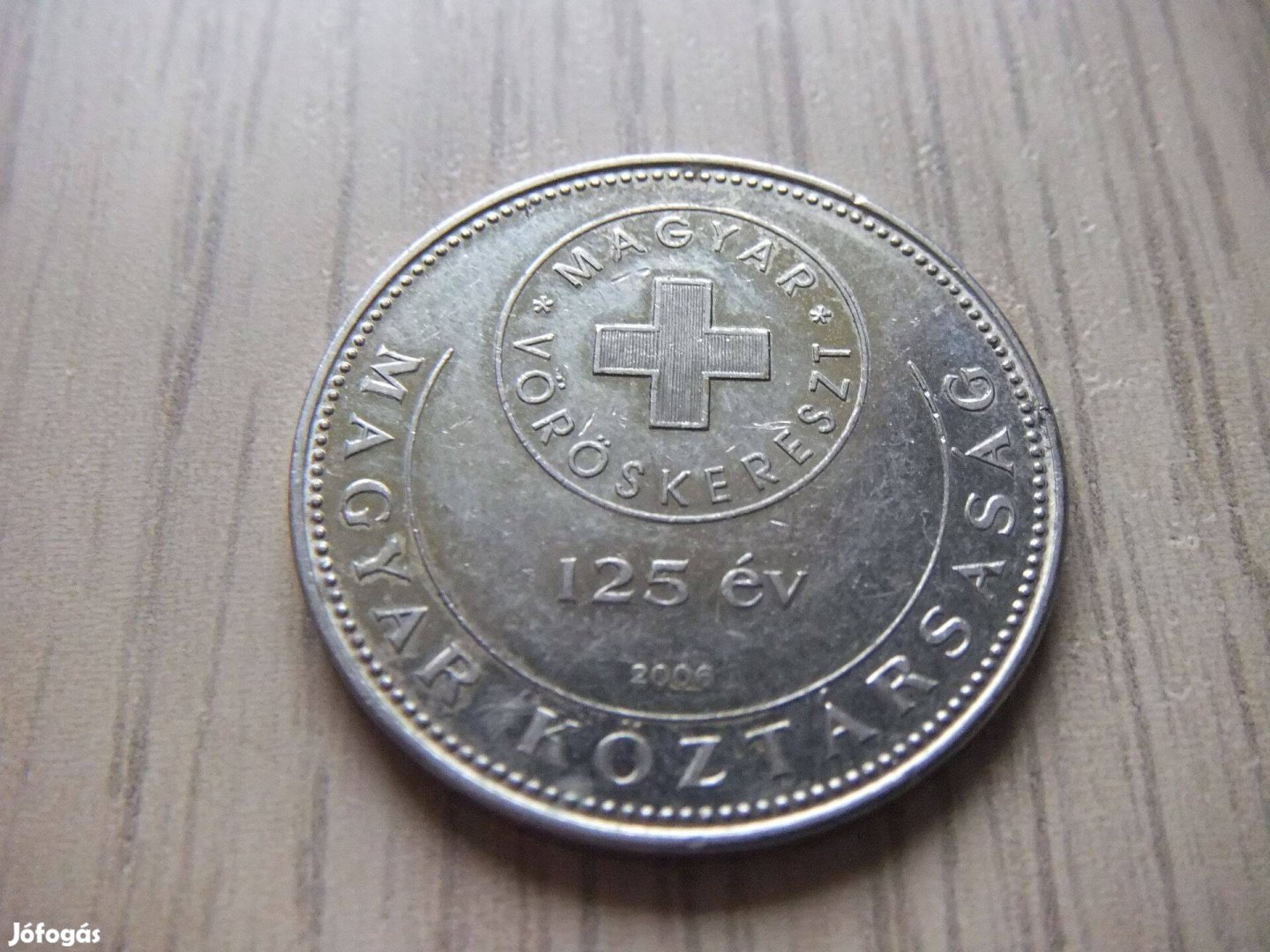 50 Forint 125 Éves a Magyar Vöröskeresz 2006 Forgalomba volt