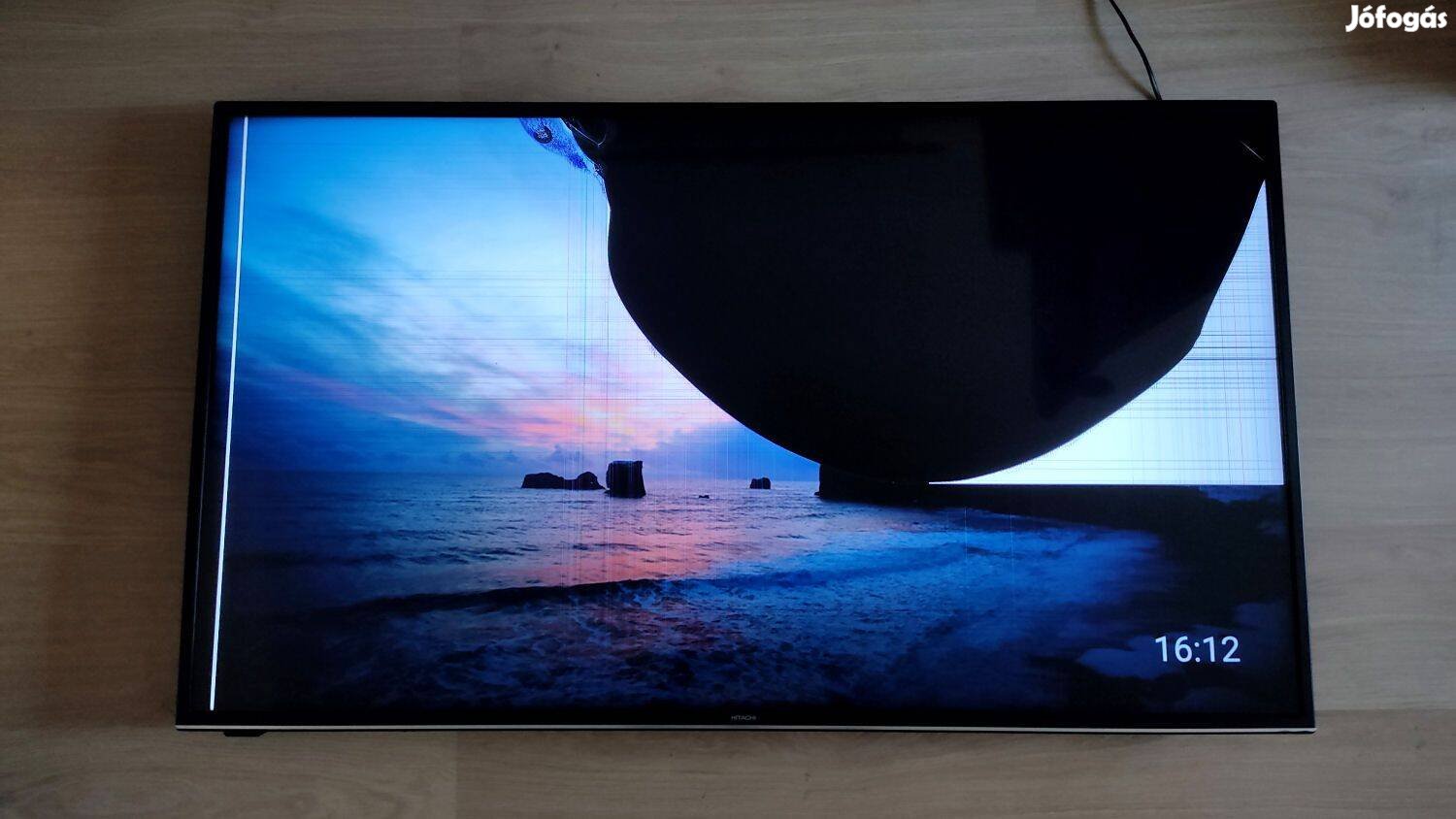 50" Smart Led TV UHD 4K,Android rendszer.törött kijelzős alkatrésznek