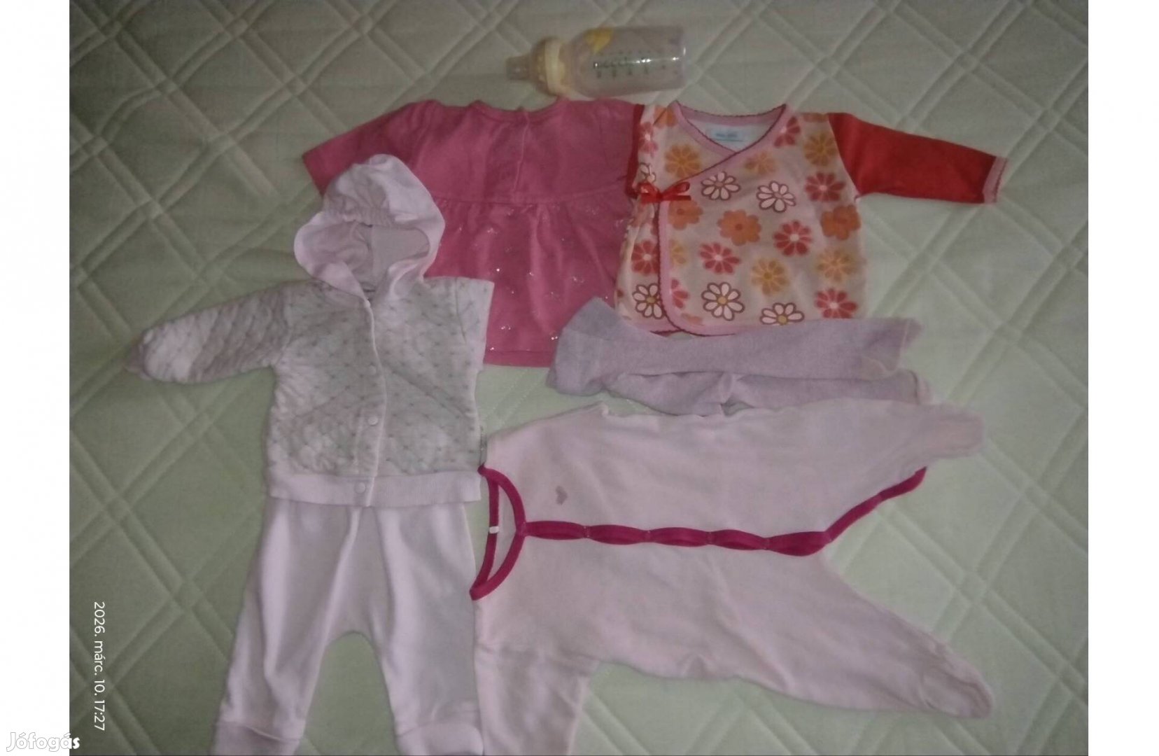 50 - 56 kislány baba ruha csomag eladó