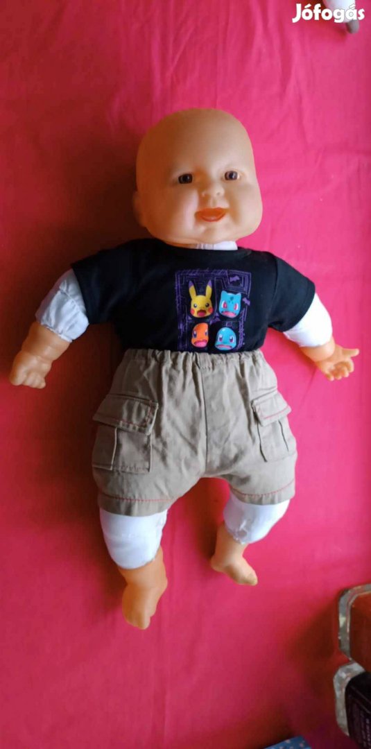 50 cm hosszú baba puhatestű