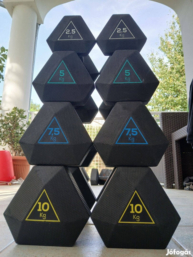 50 kg domyos hexa súlyzó kézisúlyzó hex hexagon egykezes súlyok