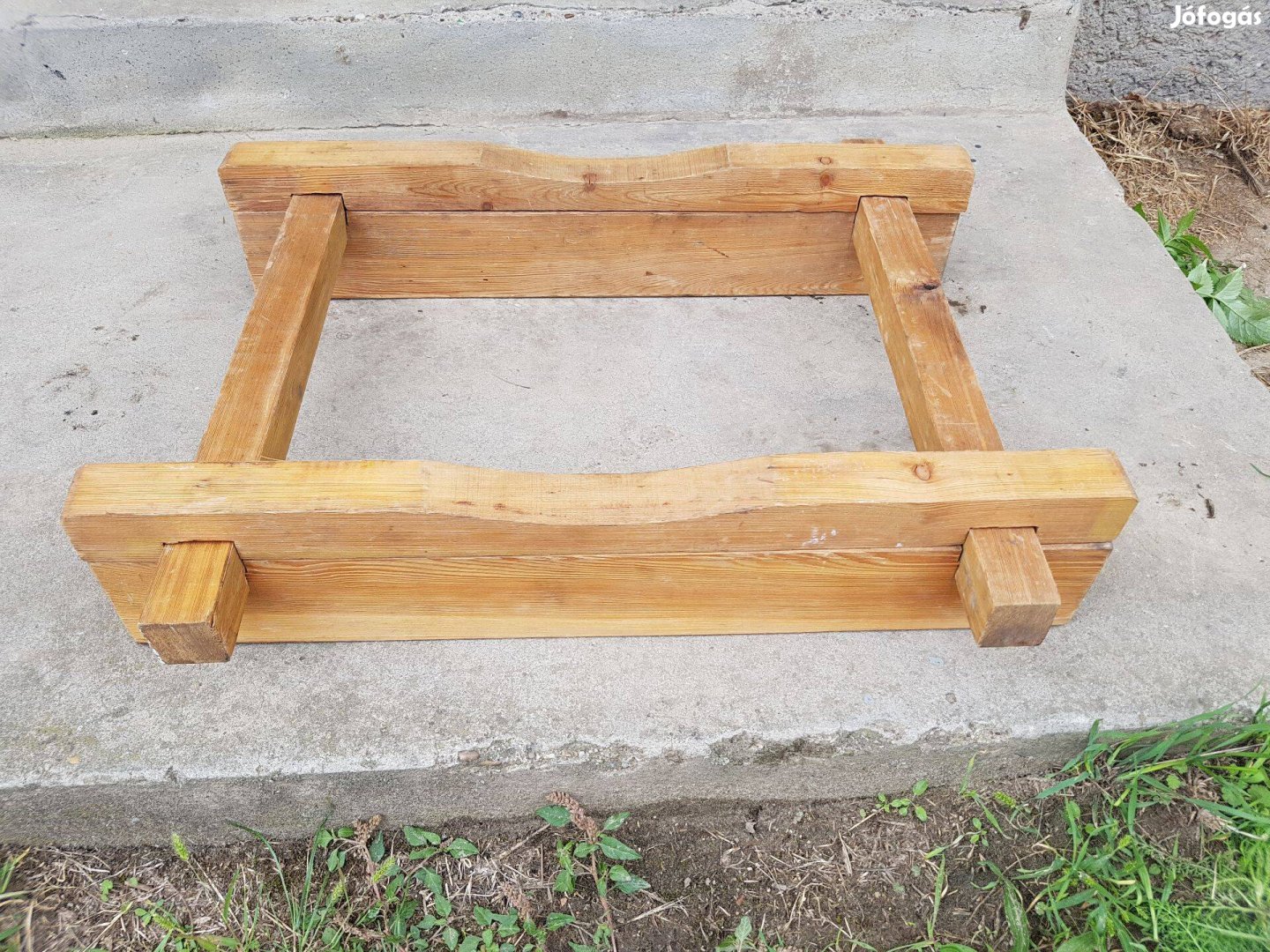 50 literes Hordó tartó fa állvány Dizájnos Könnyen