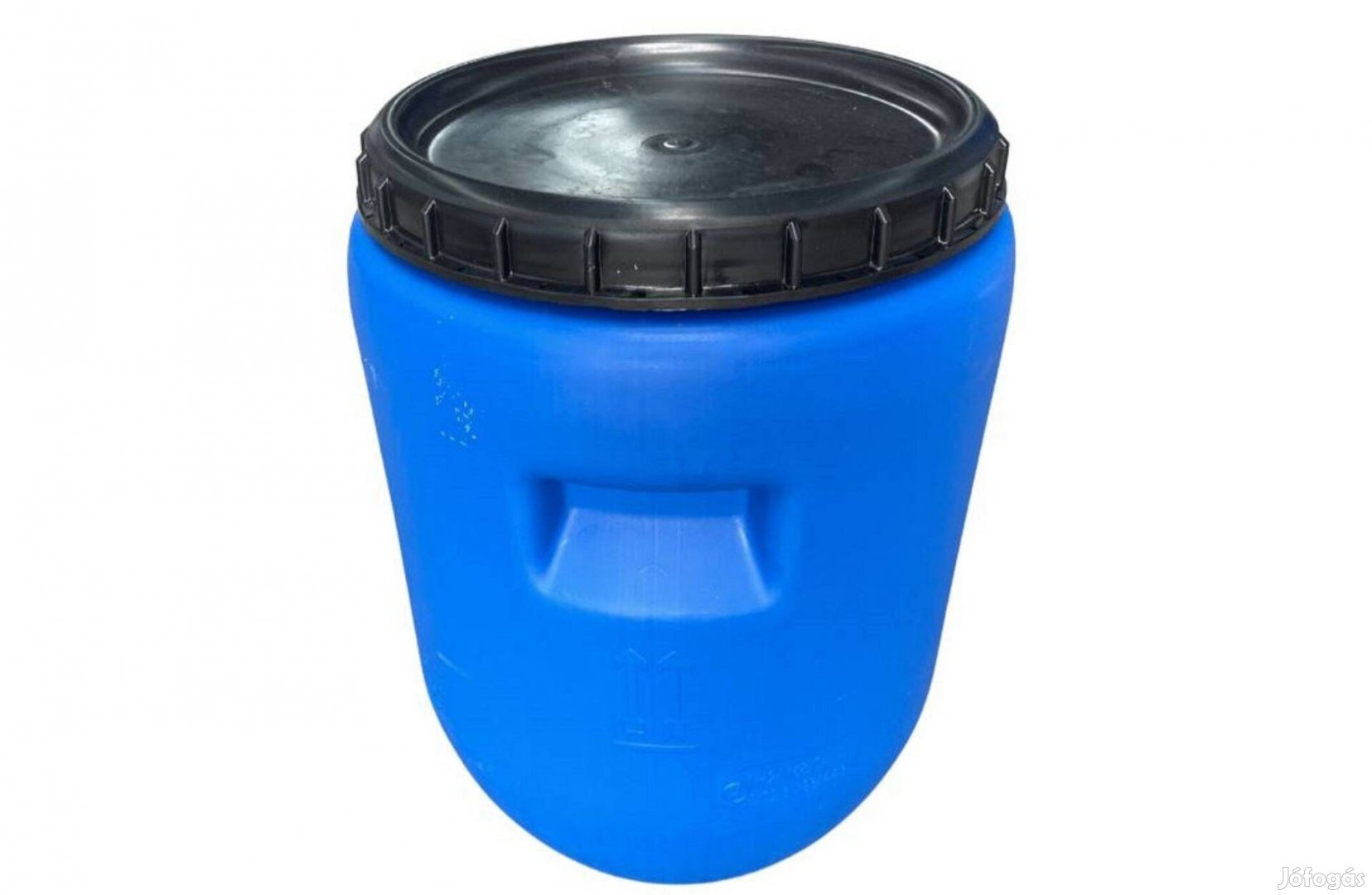 50 literes mosott, levehető, csavaros tetejű mosott műanyag