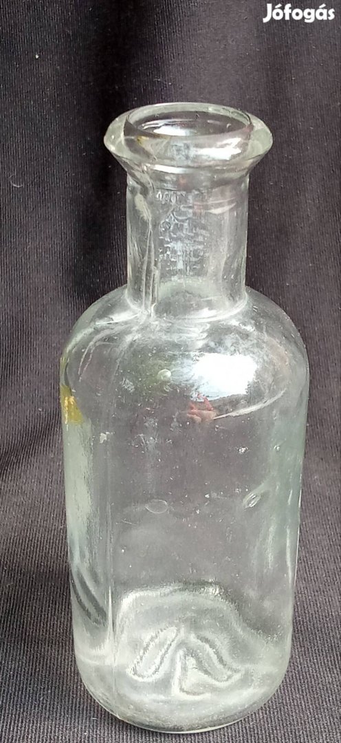 50 ml-es régi patikai üveg, folyadéküveg 