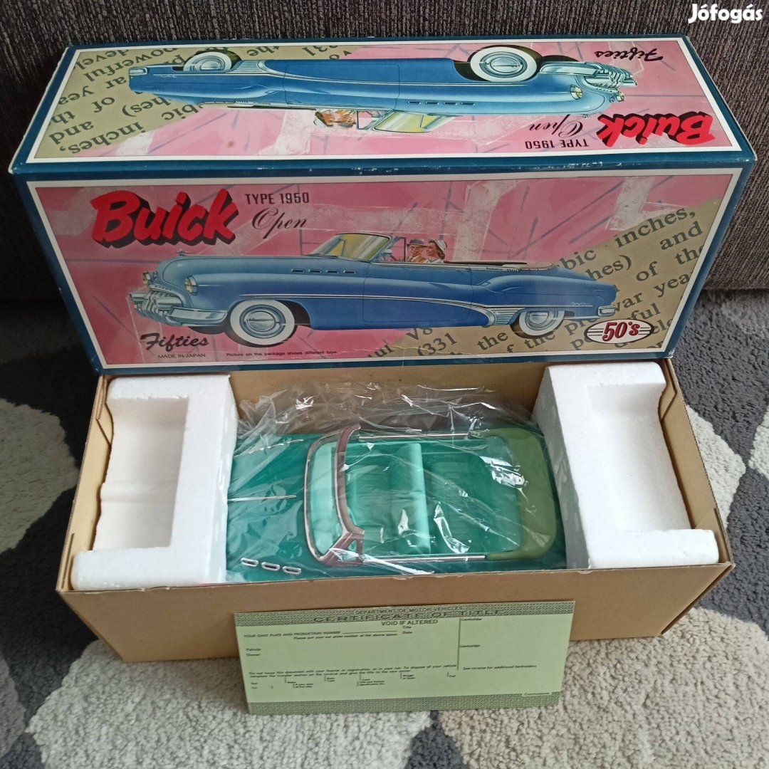 50's japán Buick lendkerekes lemezautó lemezjáték