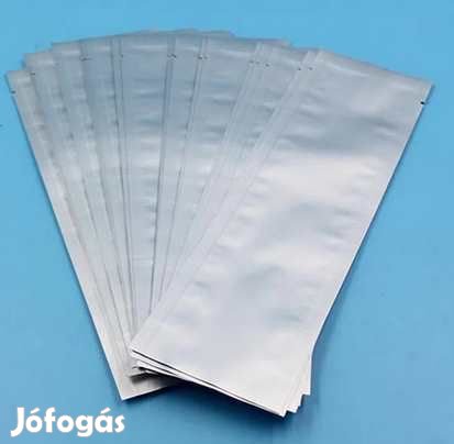 50db. 5,5x18 cm-es Metalizált  fólia  Fém+Fém  (5515)
