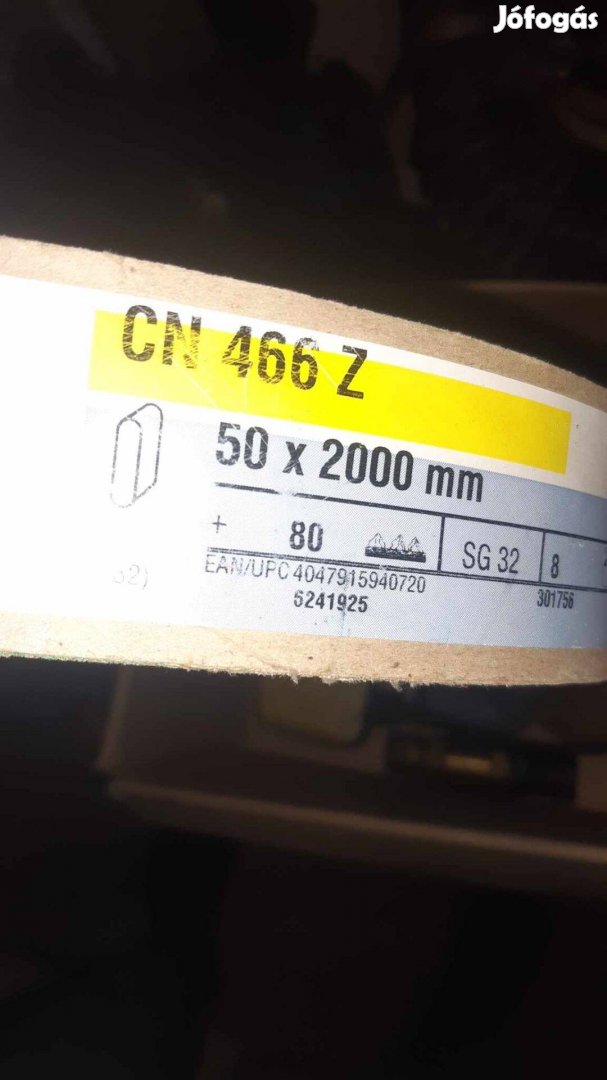 50x2000mm csiszolóvászon