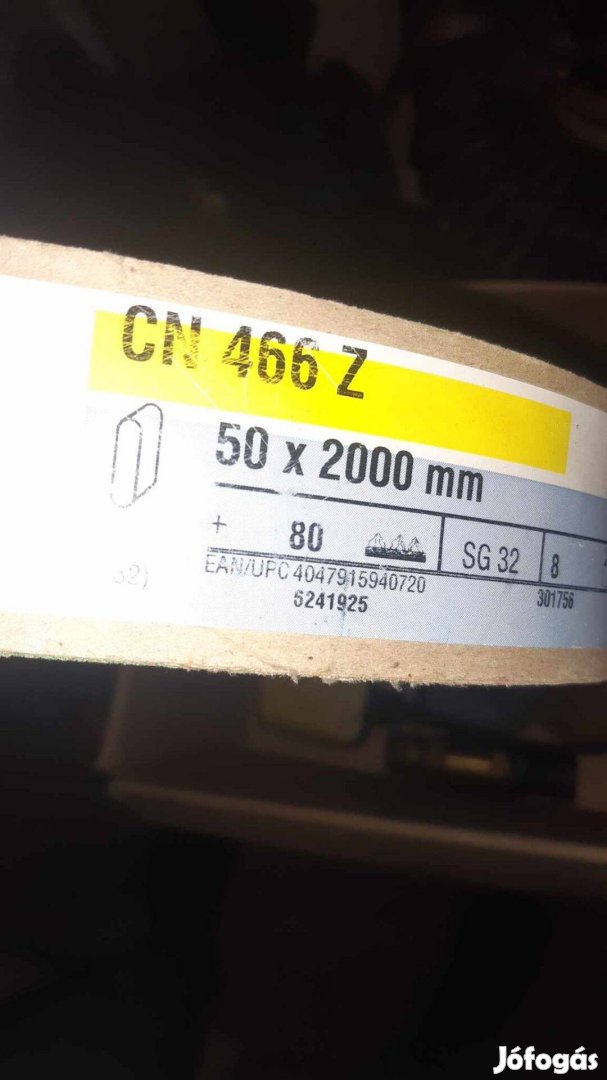 50x2000mm csiszolóvászon