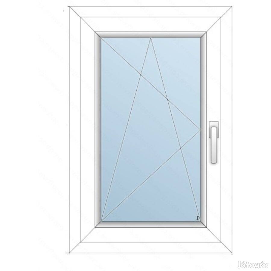 50x70 Műanyag ablak / Bukónyíló/