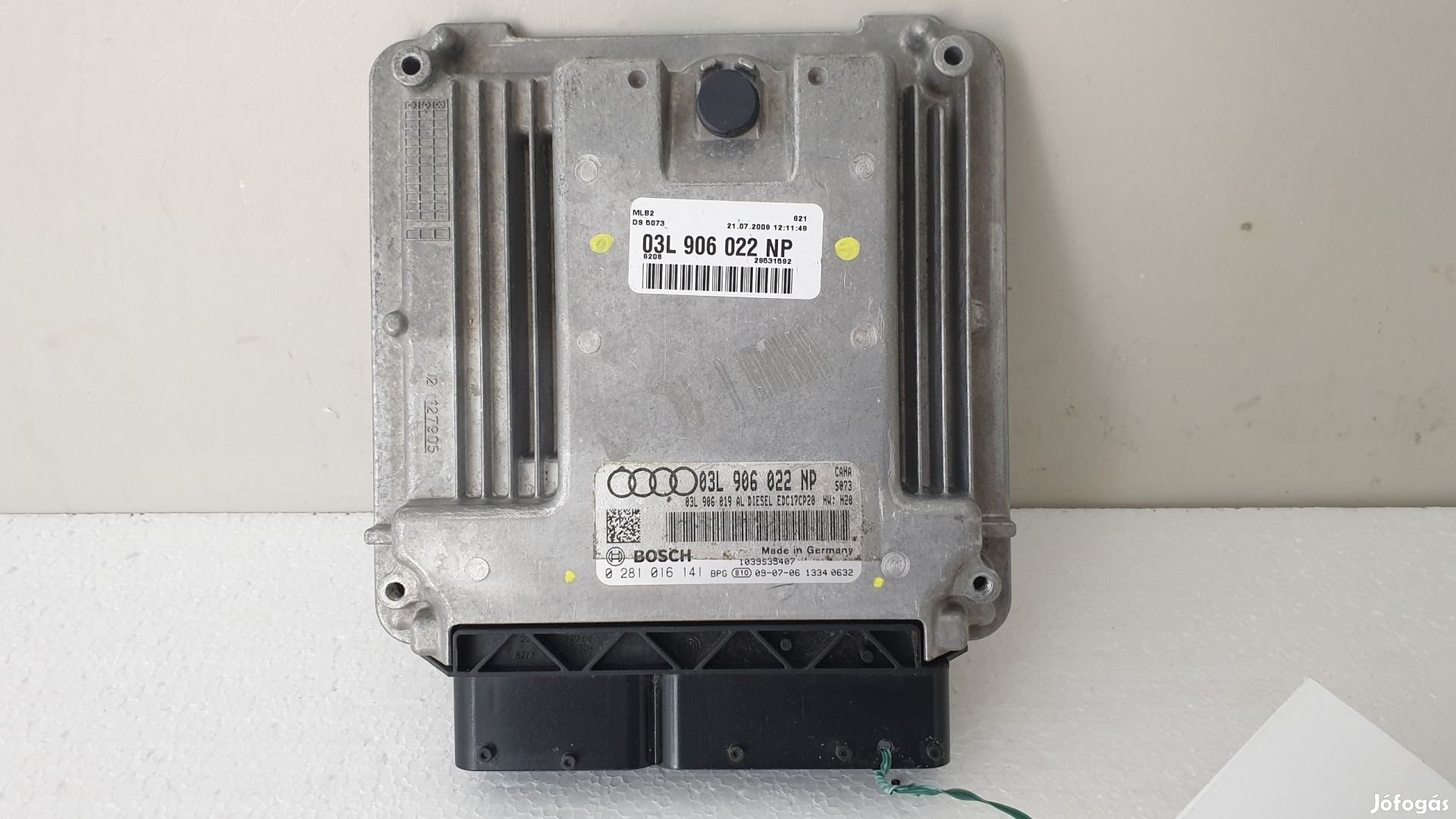 510877 Audi A4, A5, Motorvezérlő, ECU, 0281016141, 03L906022NP.