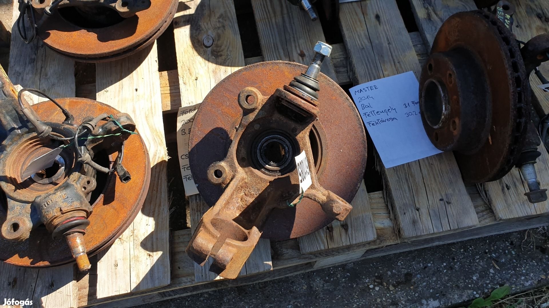 511085 Ford Transit 2.0 Di, 2005, Bal Első Csonkállvány, Kerékagy,