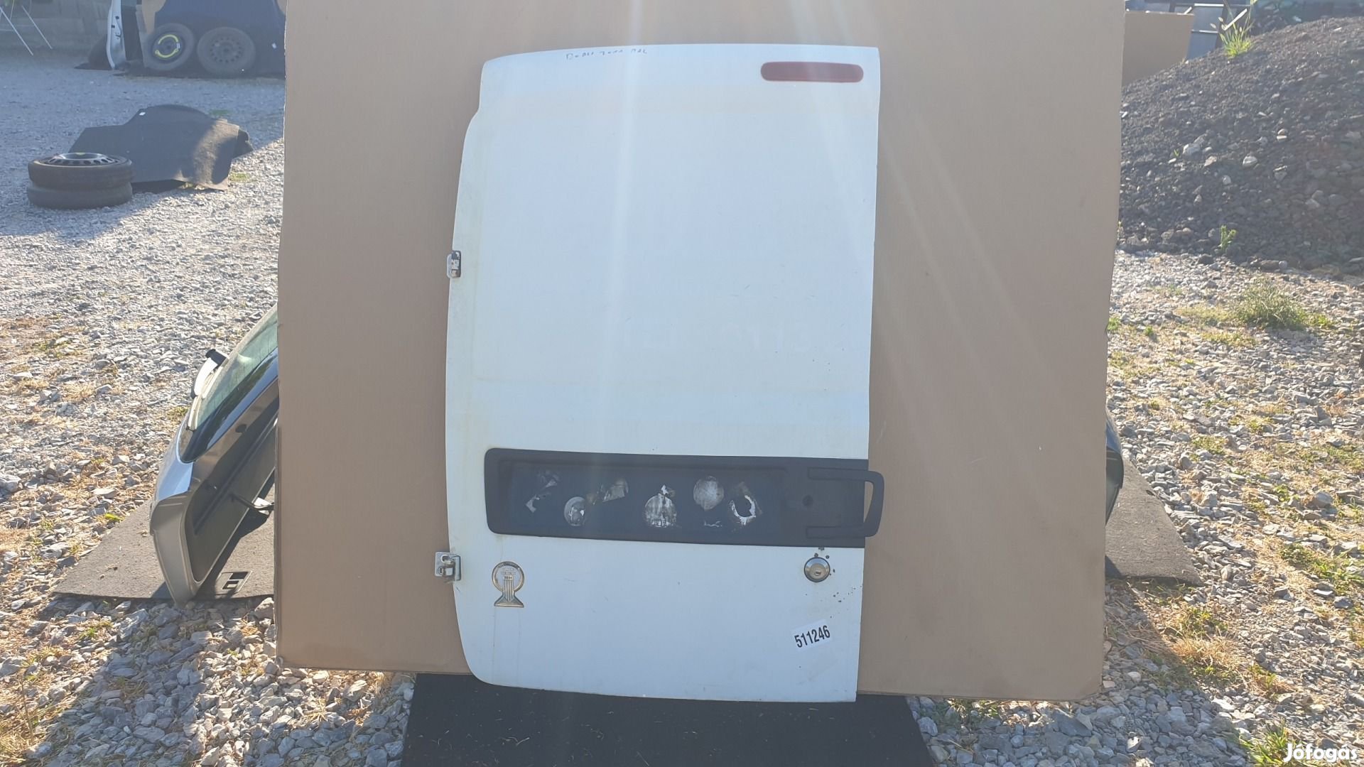 511246 Fiat Doblo 3, 2011, Bal Hátsó Szárnyas, Csomagtérajtó.