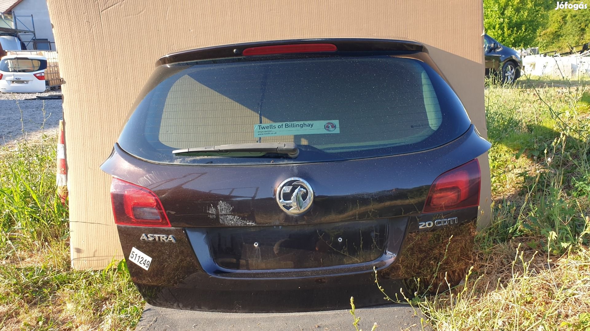 511249 Opel Astra J, KOMBI, 2013, Csomagtérajtó.
