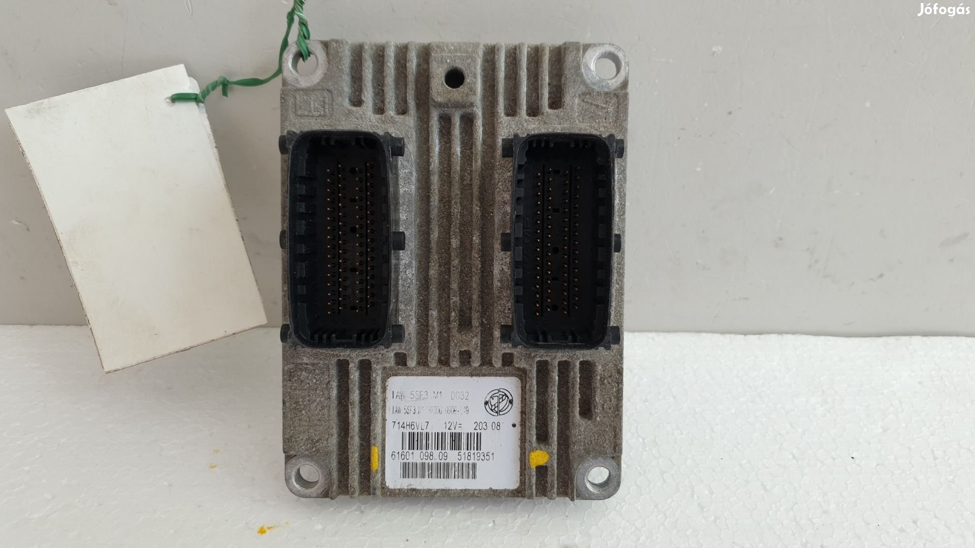 511322 Fiat Grande Punto, Motorvezérlő, Ecu, 6160109809, 51819351.