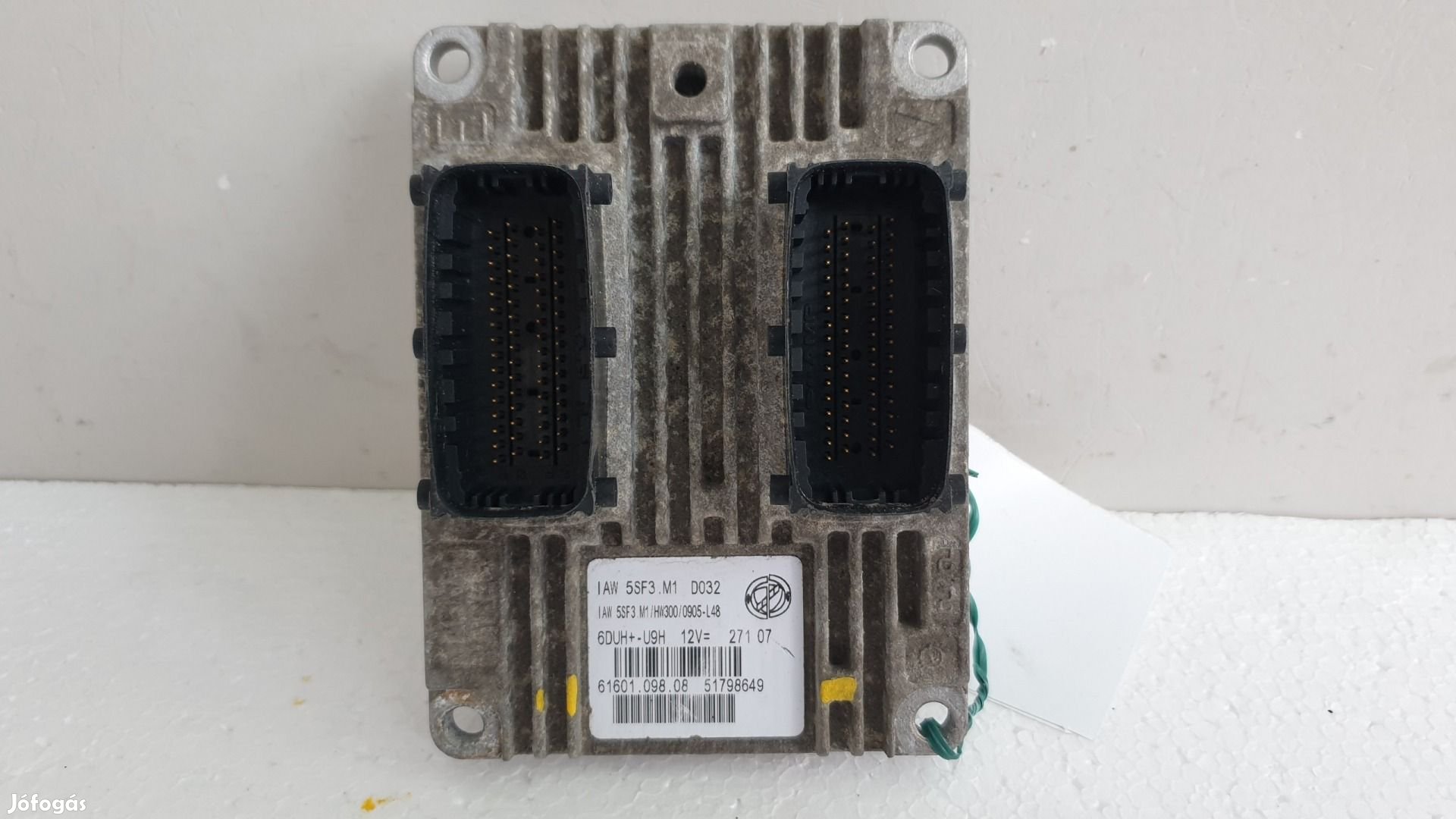 511327 Fiat Grande Punto, Motorvezérlő, ECU, 6160109808, 51798649.