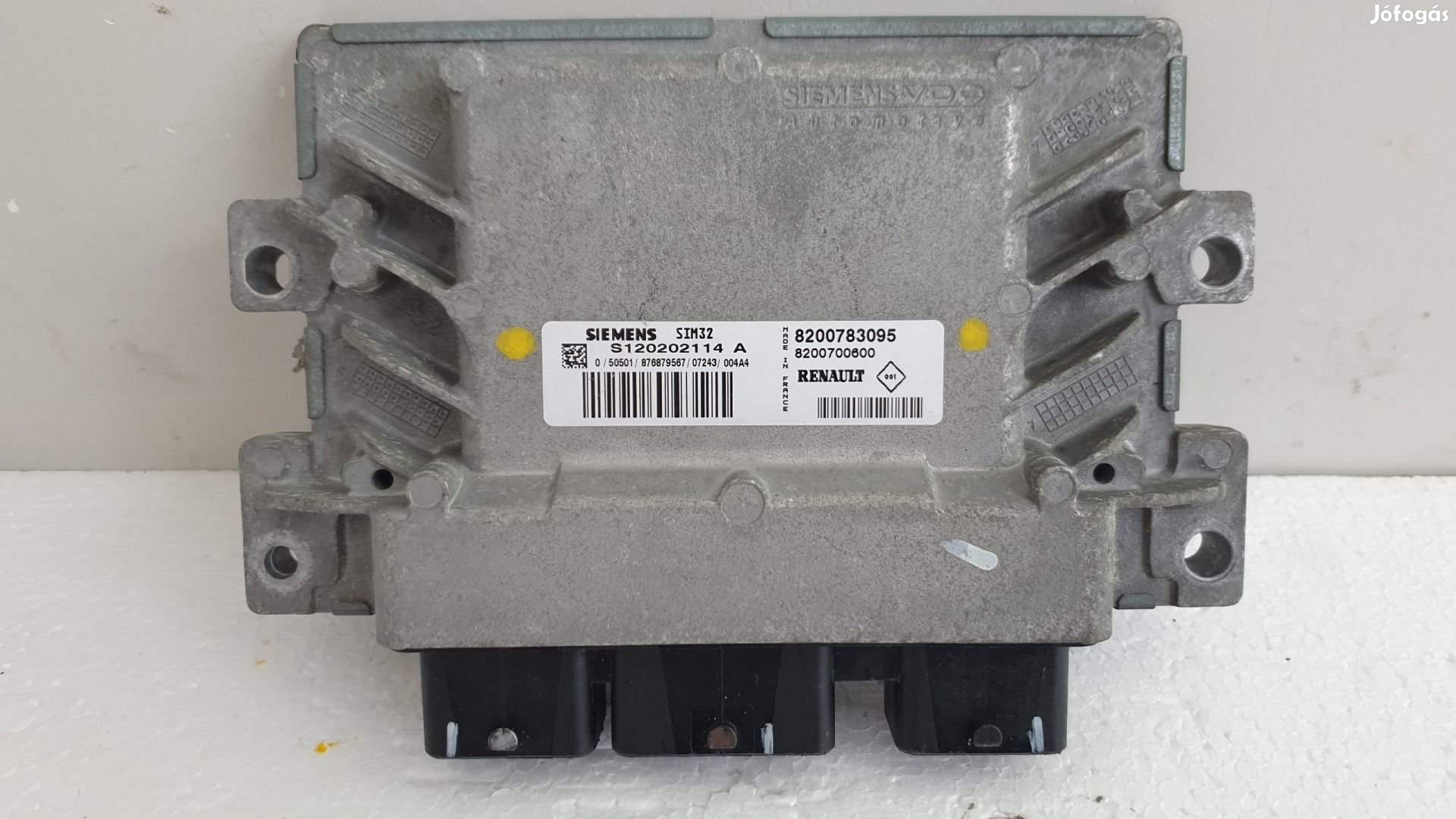 511338 Renault Clio 3,  Motorvezérlő, S120202114A, 8200783095,
