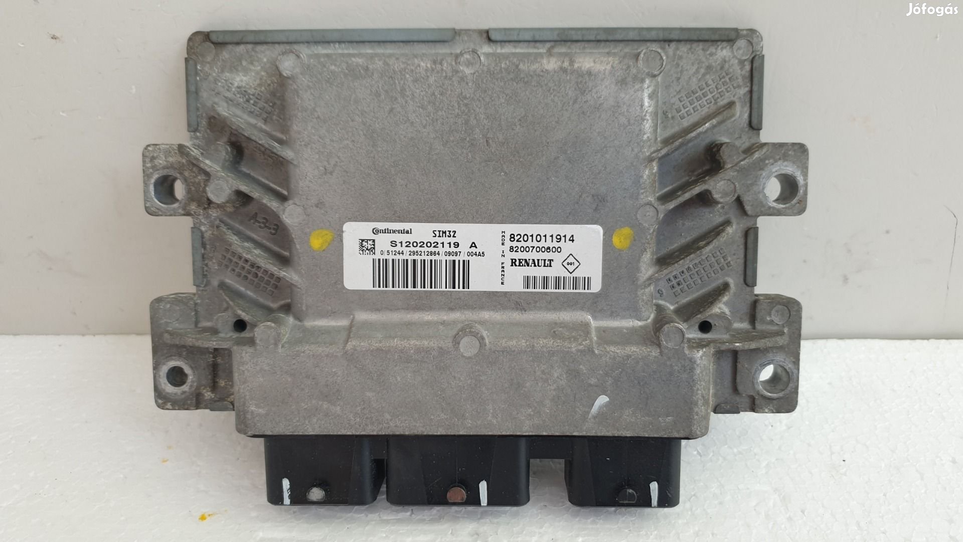 511342 Renault Clio 3, Motorvezérlő, 8201011914, S120202119A. Ecu.
