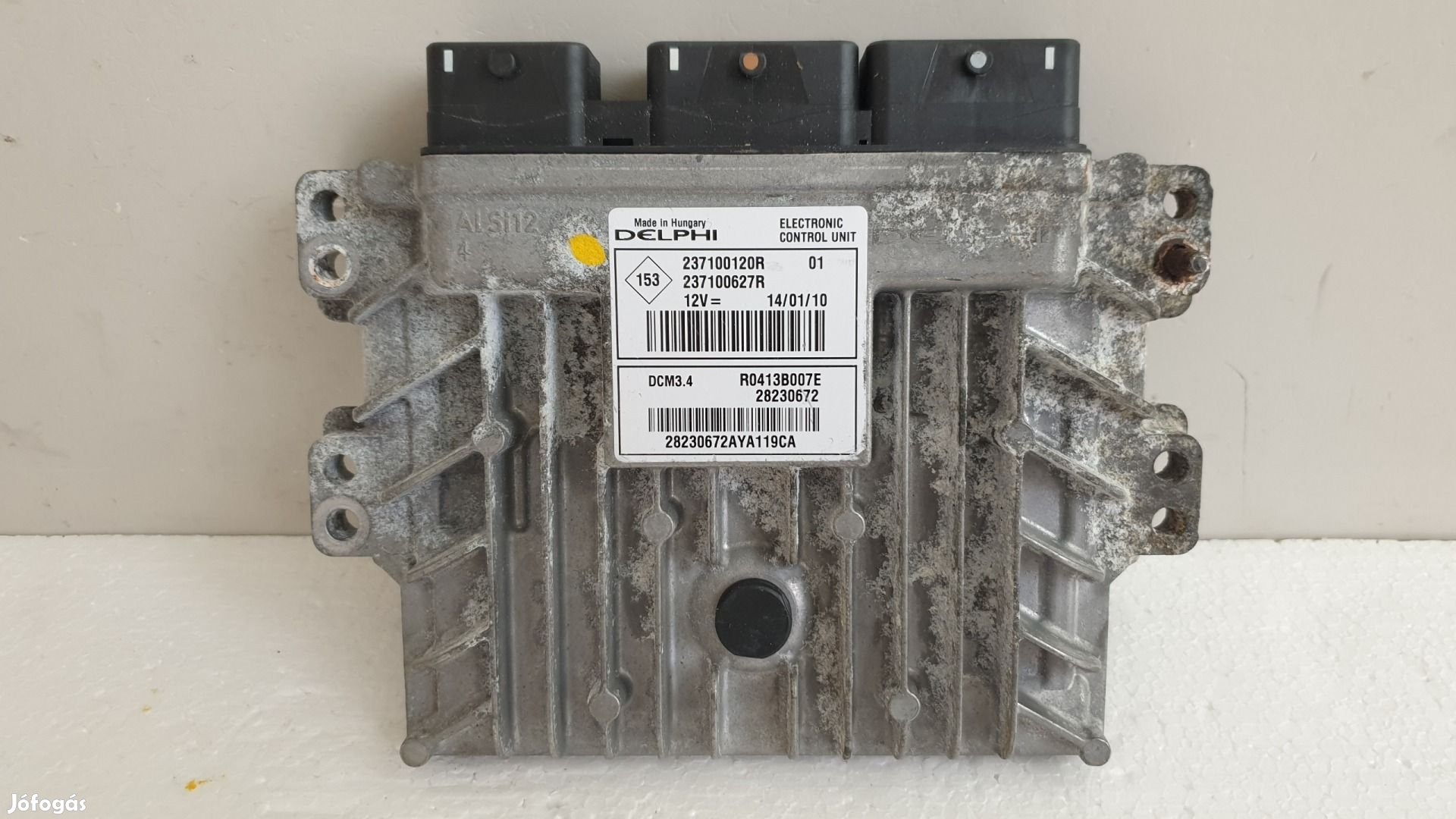 511346 renault Megane 3, Motorvezérlő, 237100120R, 237100627R.