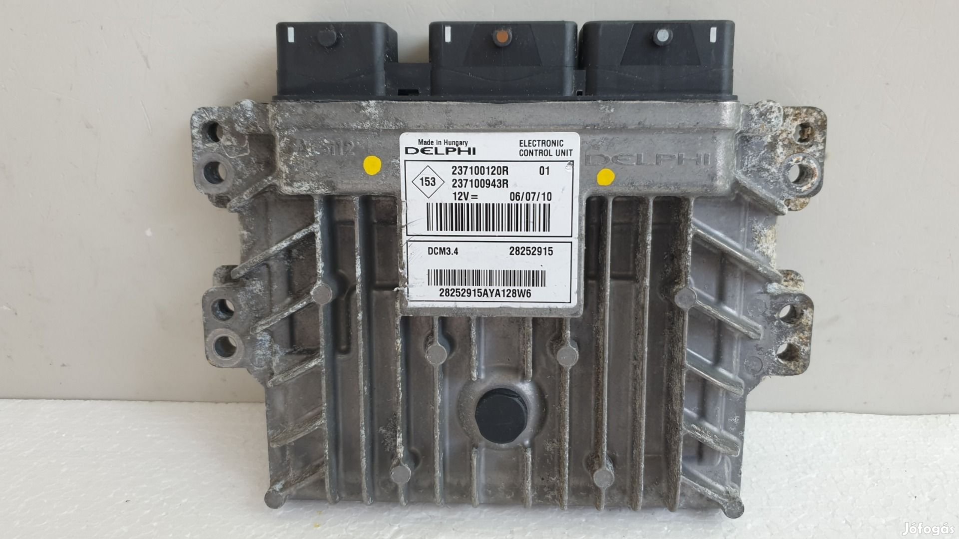 511347 Renault Megane 3, Motorvezérlő, 237100120R, 237100943R,