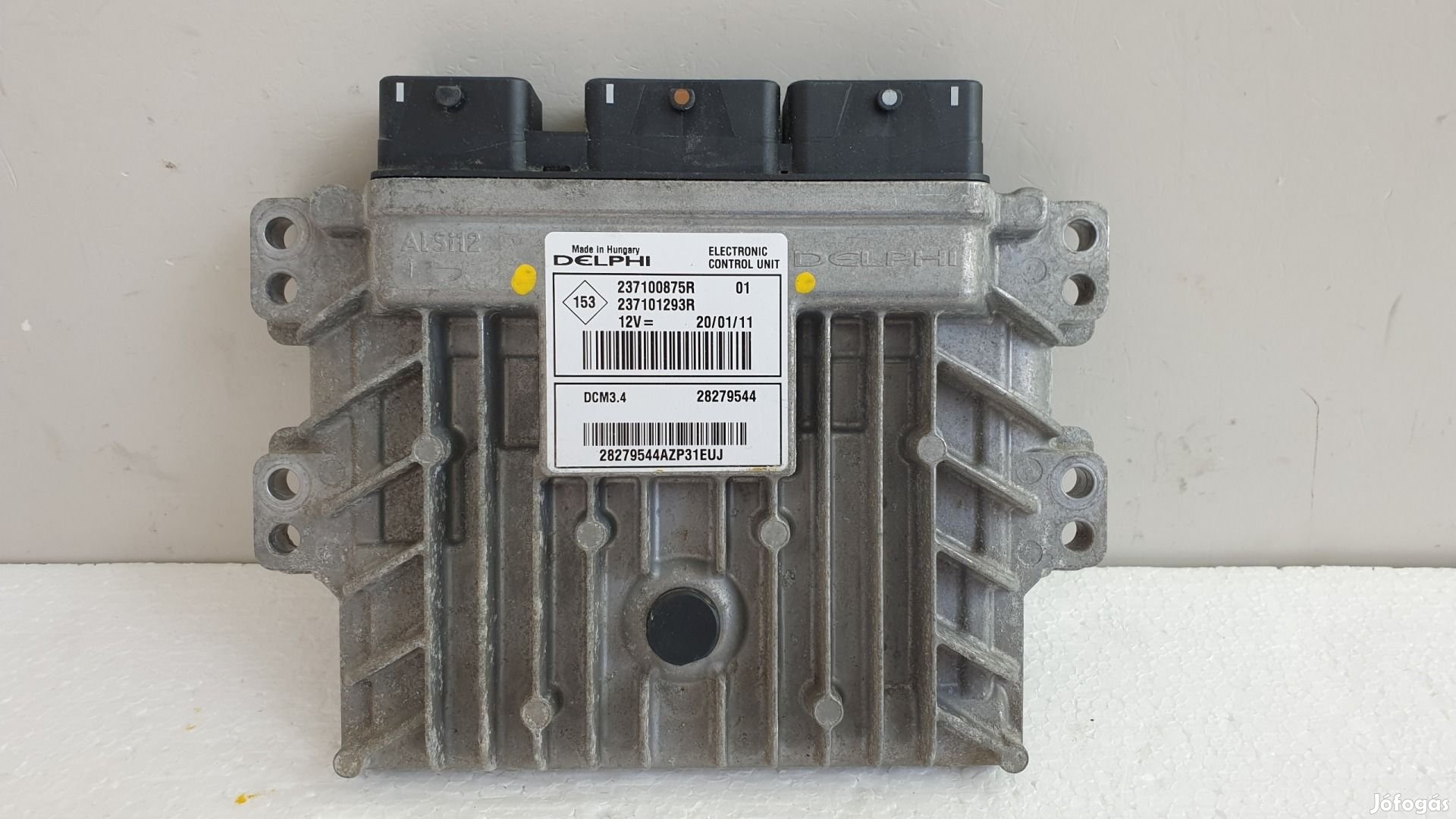 511350 Renault Clio 3, Motorvezérlő, 237100875R, 237101293R, Delphi.
