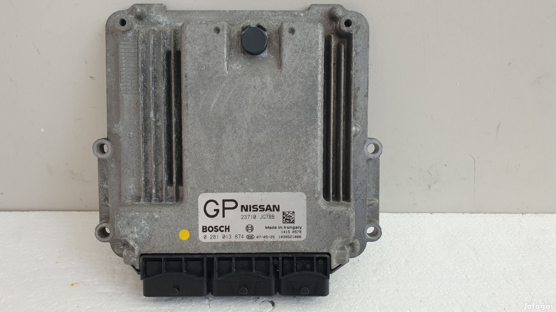 511351 Nissan X Trail, 2007, Motorvezérlő, 23710JG78B, 0281013874.
