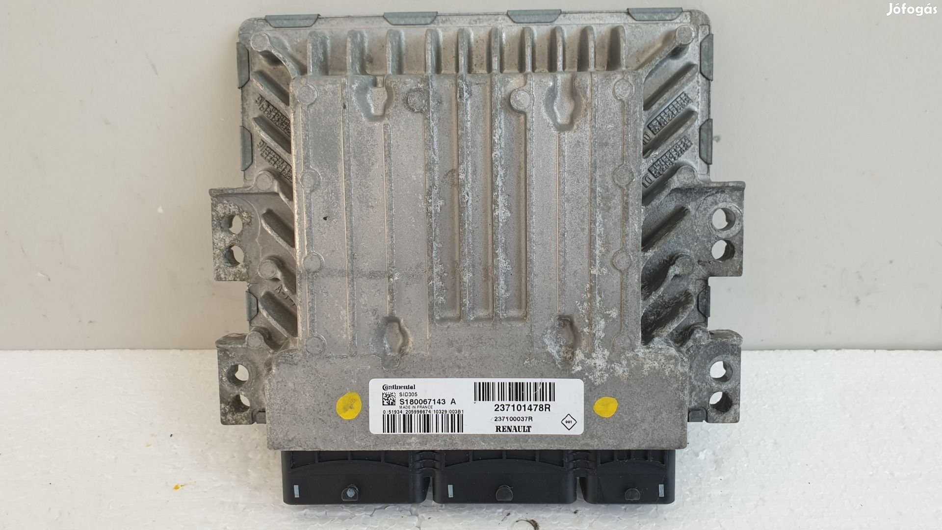 511372 Renault Megane 3, Motorvezérlő, 237101478R, S180067143A,