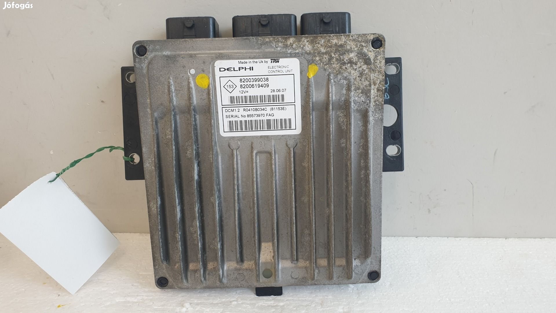 511389 Renault Scenic 2, Motorvezérlő, 8200619409, 8200399038,