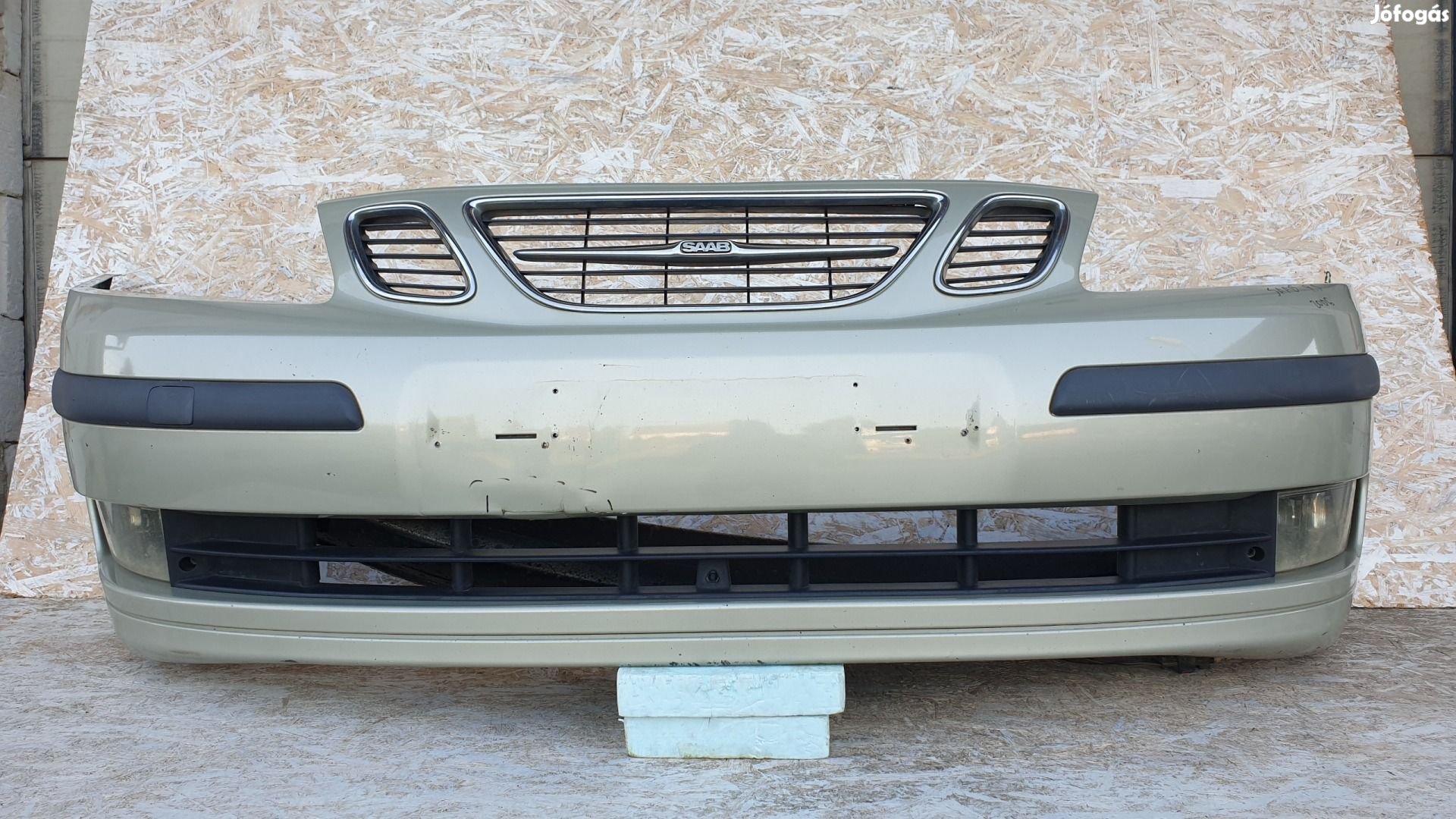 511402 Saab 9.3, 2006, Ködlámpás Lökhárító, 12786001.