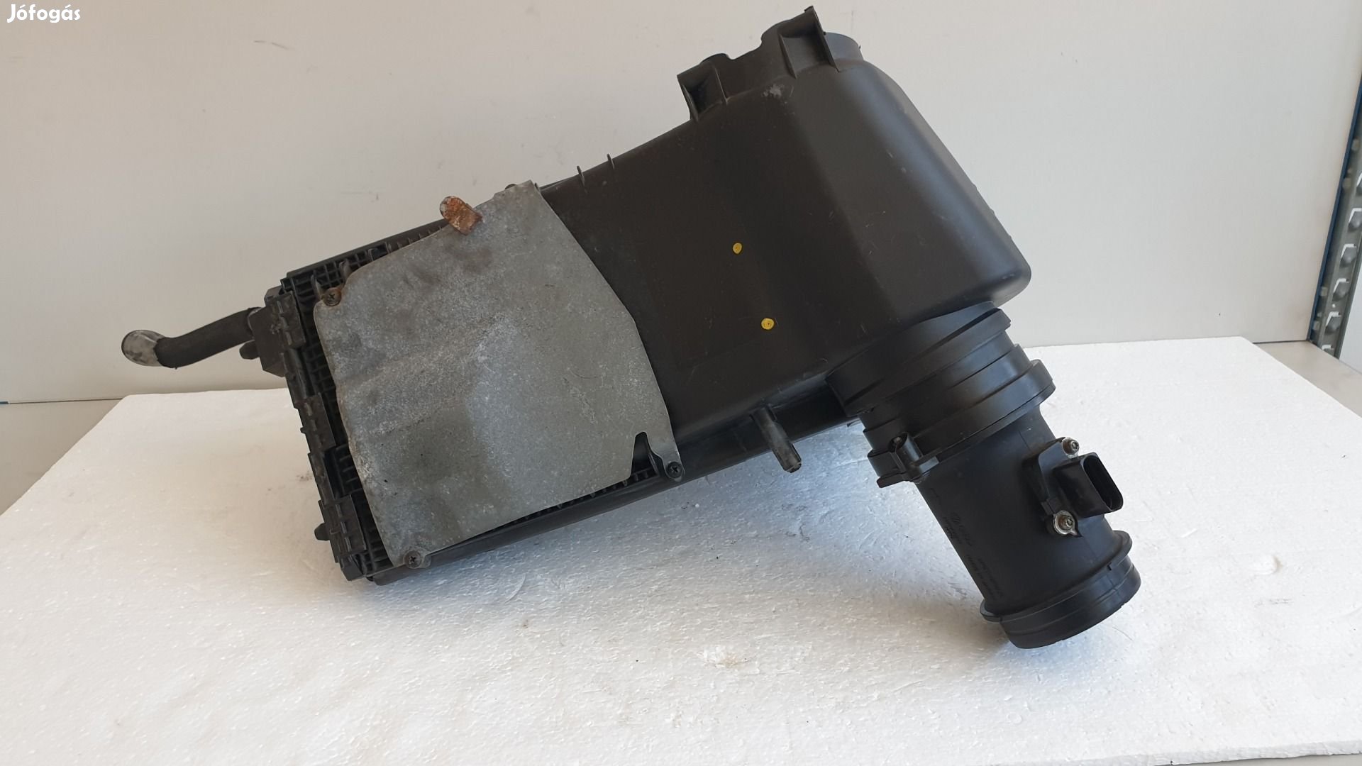 511758 Audi Q7, 2007, Légszűrőház, 7L6129601Q, Légtömegmérővel.