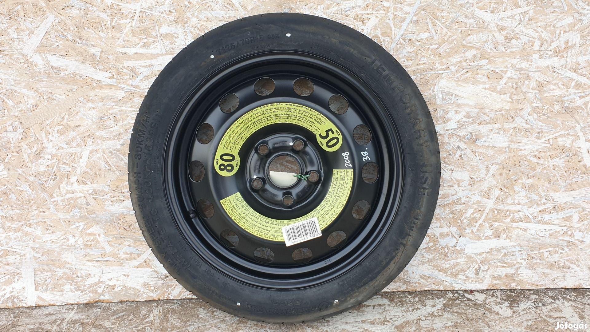 511766 Audi A3, VW Golf, 2008, Mankókerék, 5X112X16, Agy: 57,1.