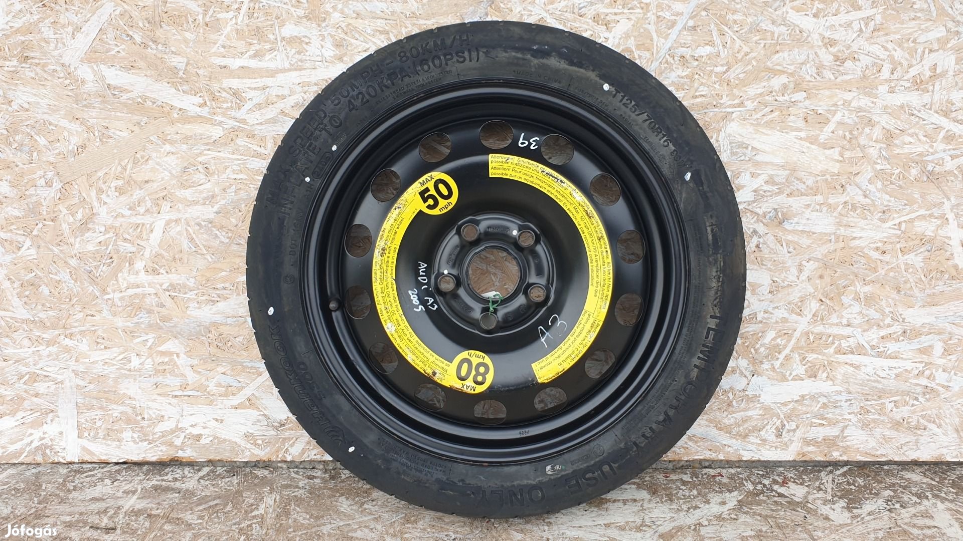 511767 Audi A3, VW Golf, 2005, Mankókerék, 5X112X16, Agy: 57,1.