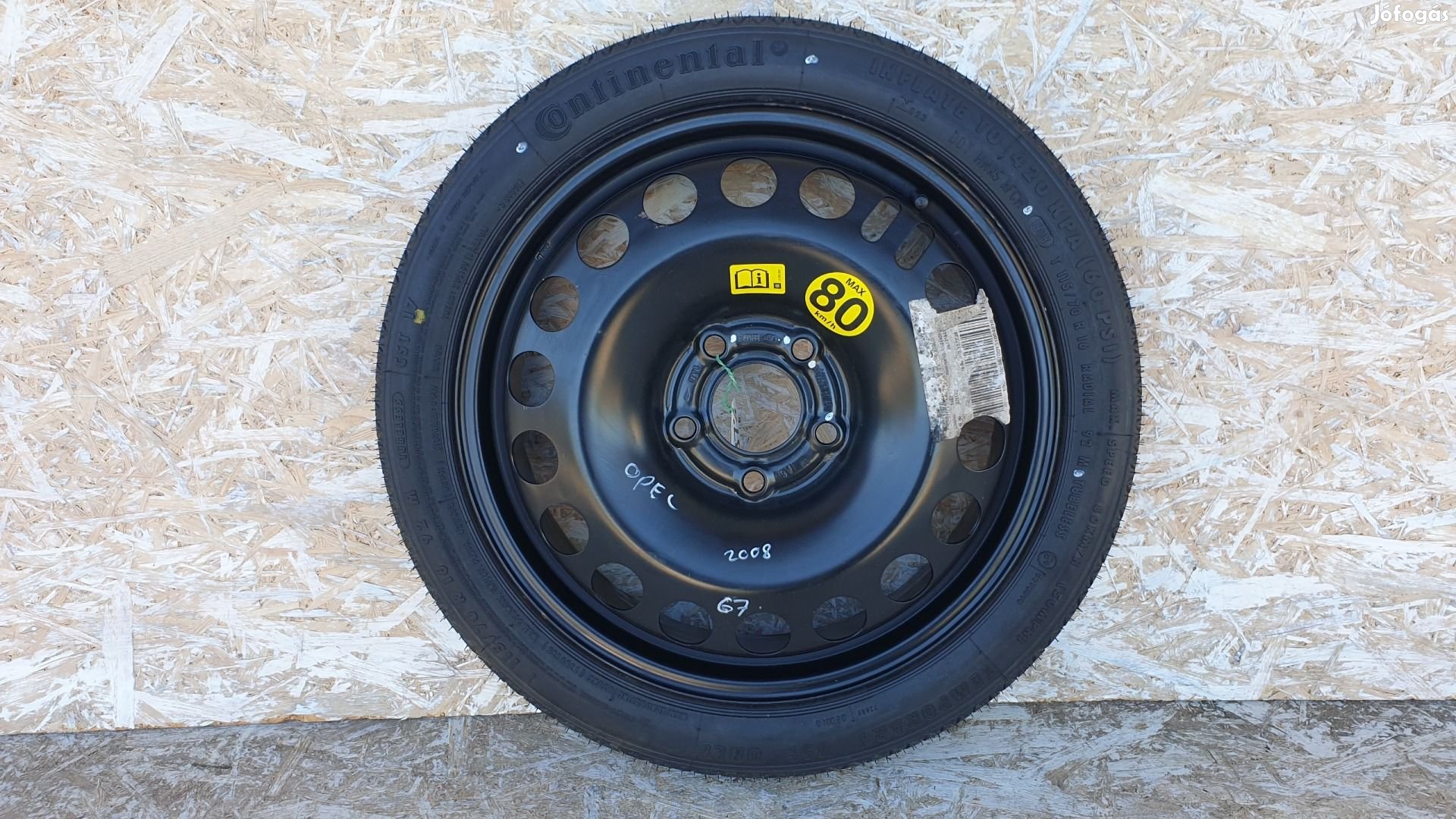 511873 Opel Zafira B, Astra H, 2008 Mankókerék, 5X110X16, Agy 65,1.
