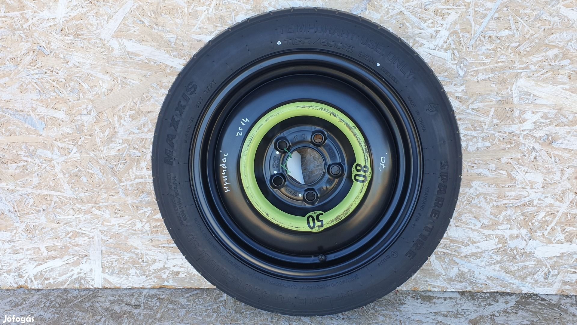 511876 Hyundai i30, 2014, Mankókerék, 5X114,3X15. Agy 67,1.
