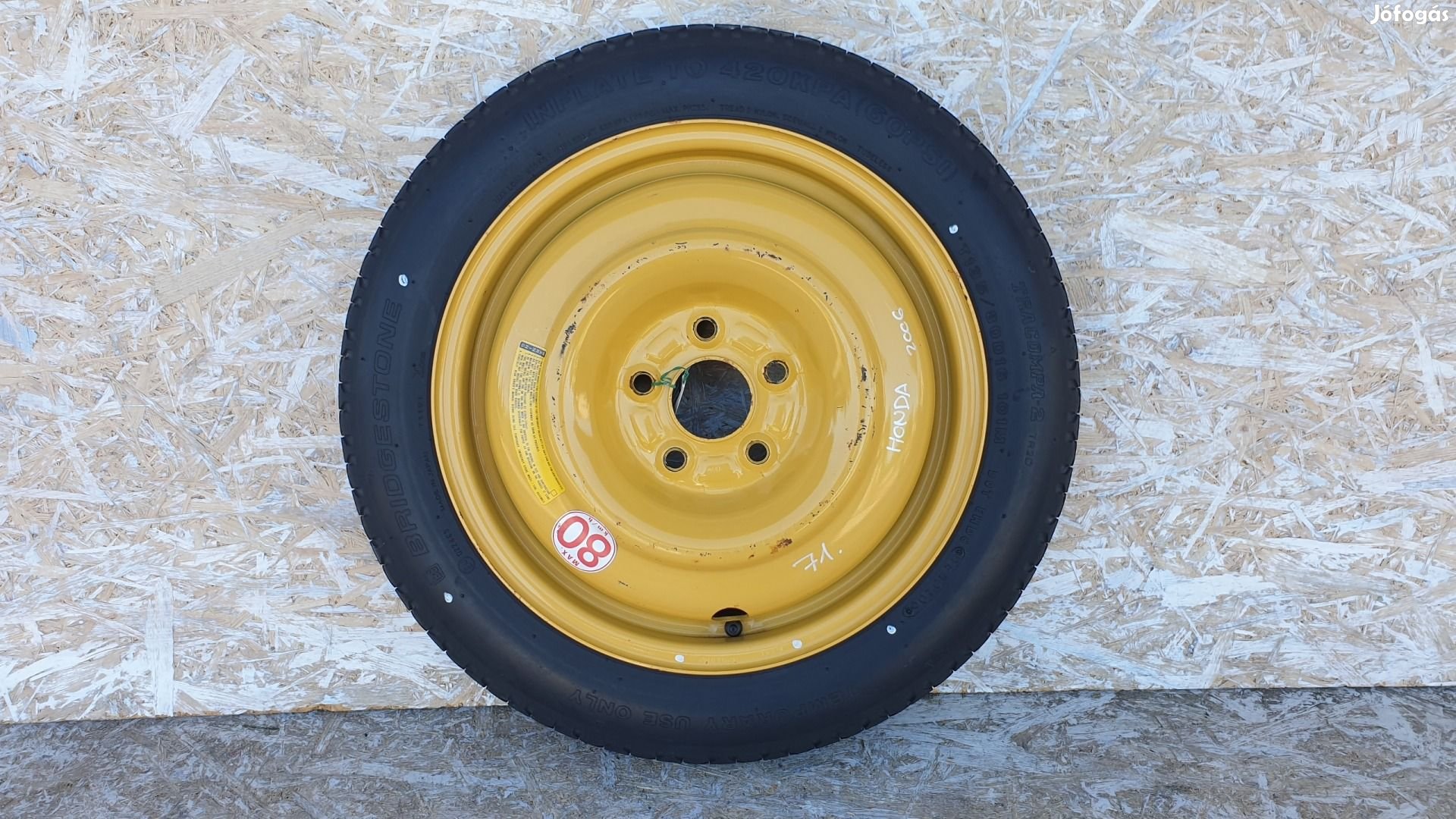 511877 Honda Civic 8, 2006, Mankókerék, 5X114,3X16, Agy: 64,1.