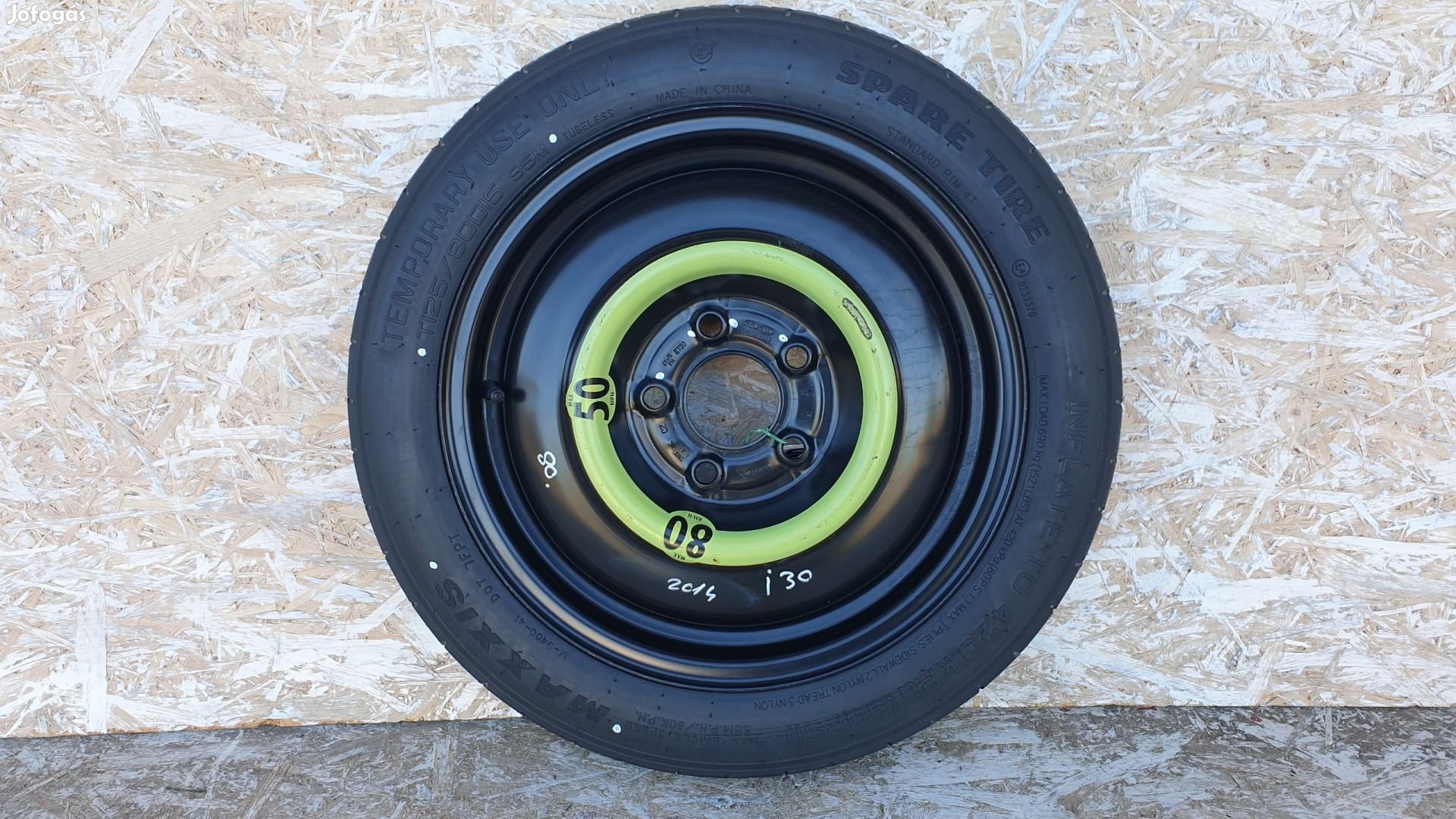 511886 Hyundai i30, 2014, Mankókerék, 5X114,3X15. Agy 67,1.