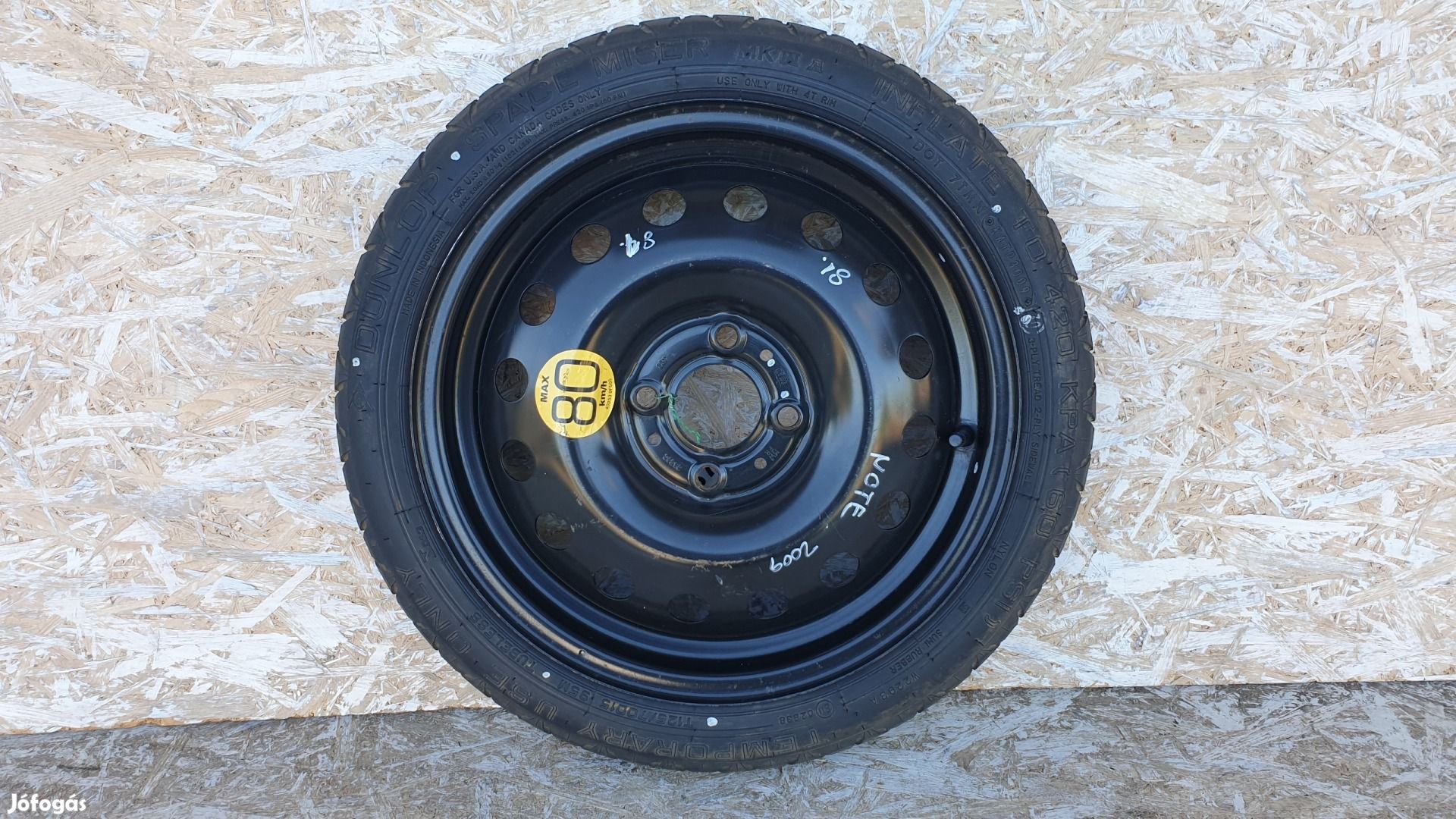 511887 Nissan Note 2009, Mankókerék, 4X100X15, Agy 60,1.