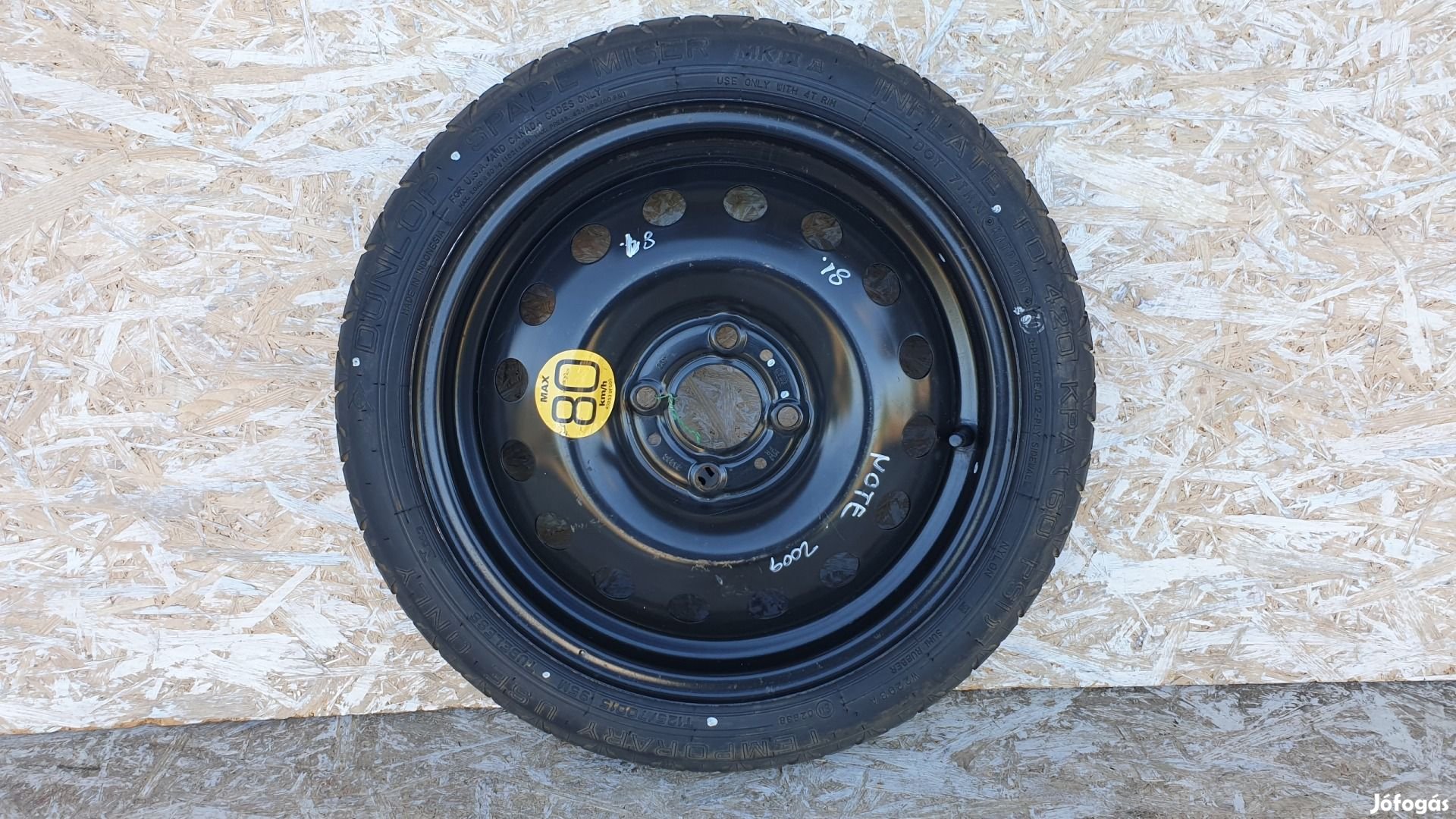 511887 Nissan Note 2009, Mankókerék, 4X100X15, Agy 60,1.