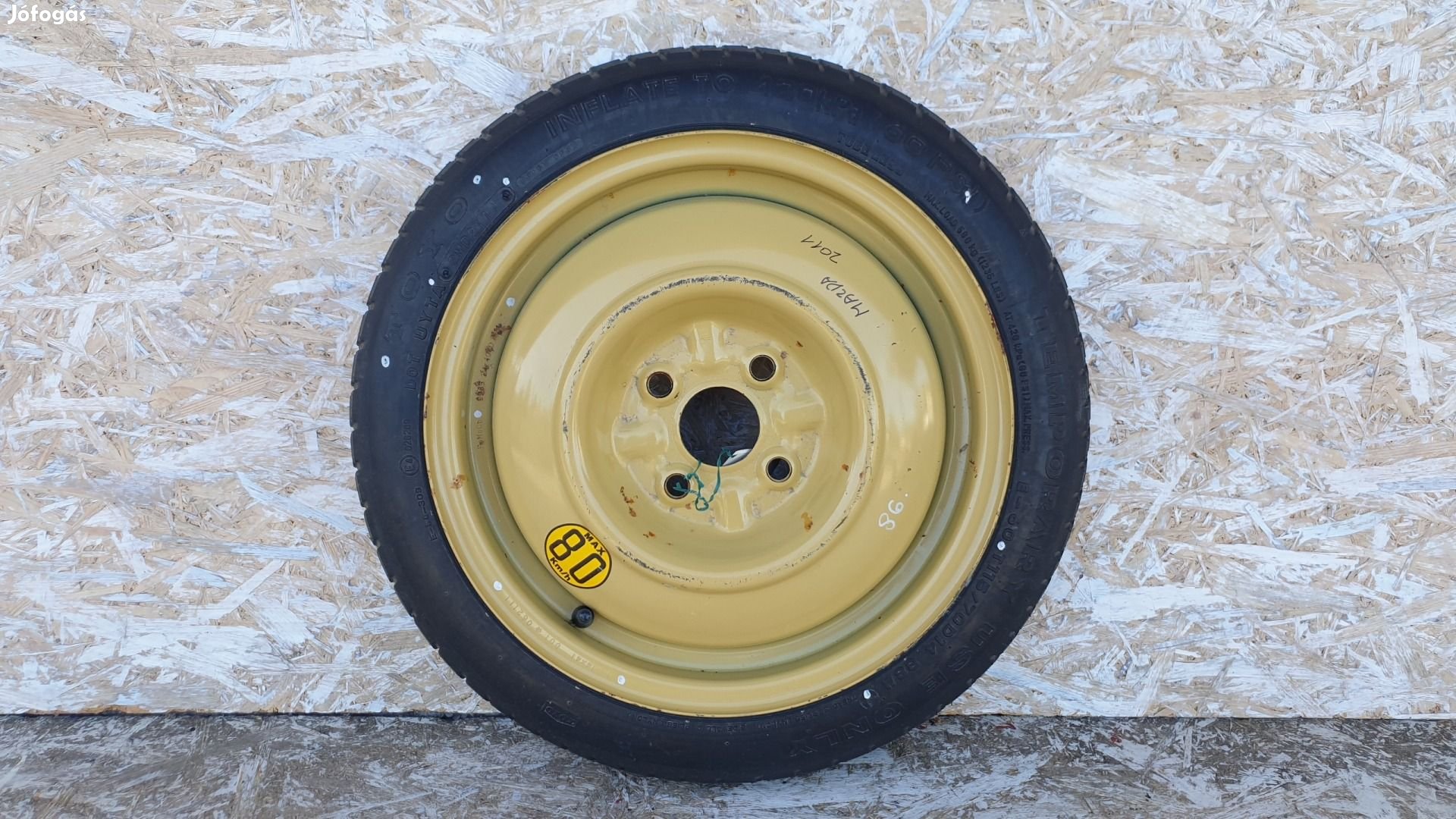 511891 Mazda 2, 2011, Mankókerék, 4X100X14, Agy 54.1.