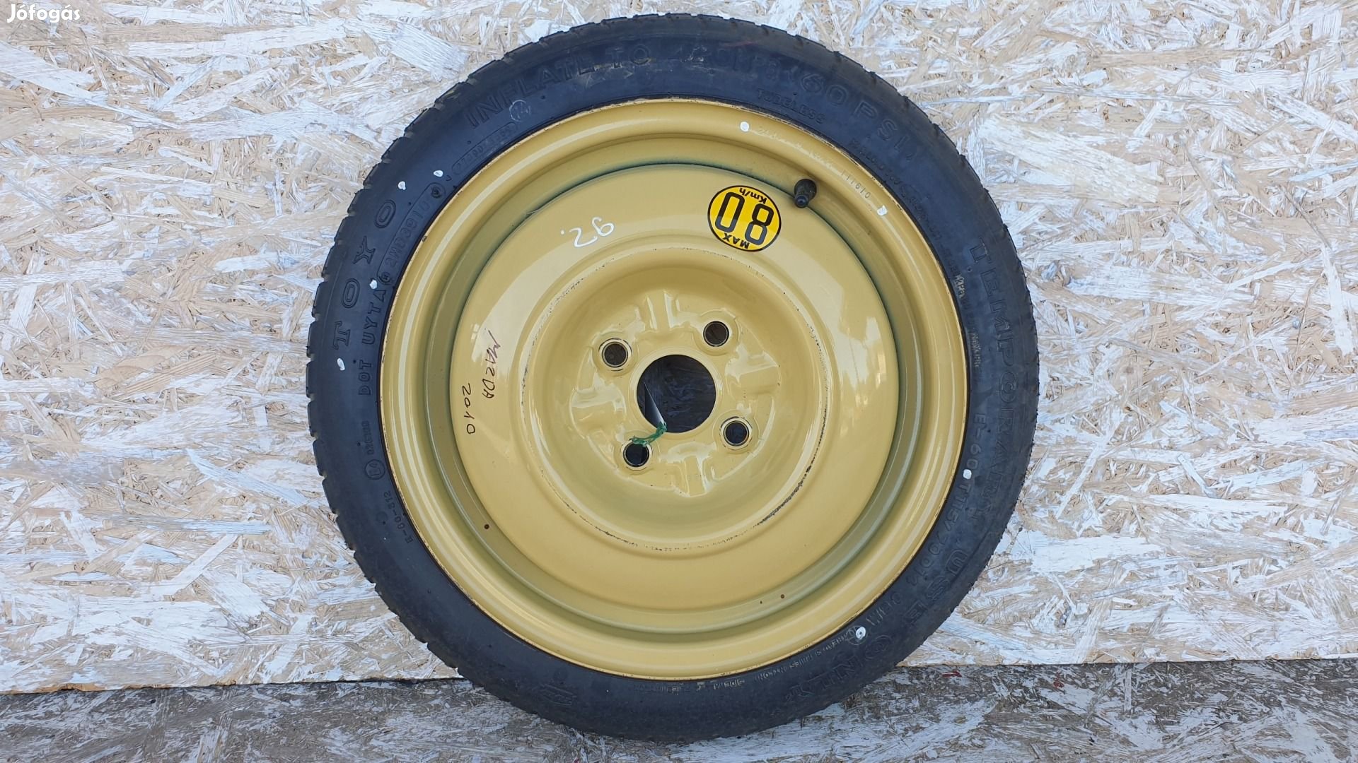 511897 Mazda 2, 2010, Mankókerék, 4X100X14, Agy 54.1.