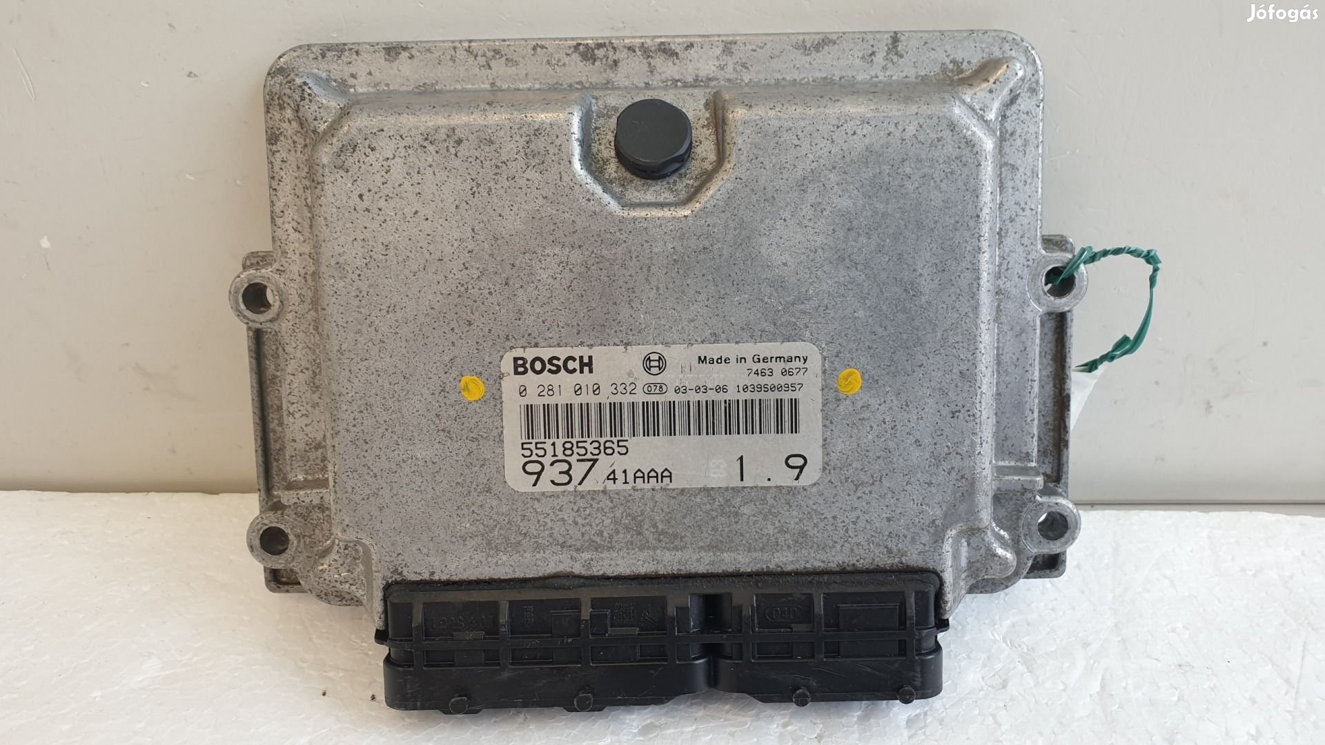 512321 Alfa Romeo 147, Diesei, Motorvezérlő, Ecu, 55185365,