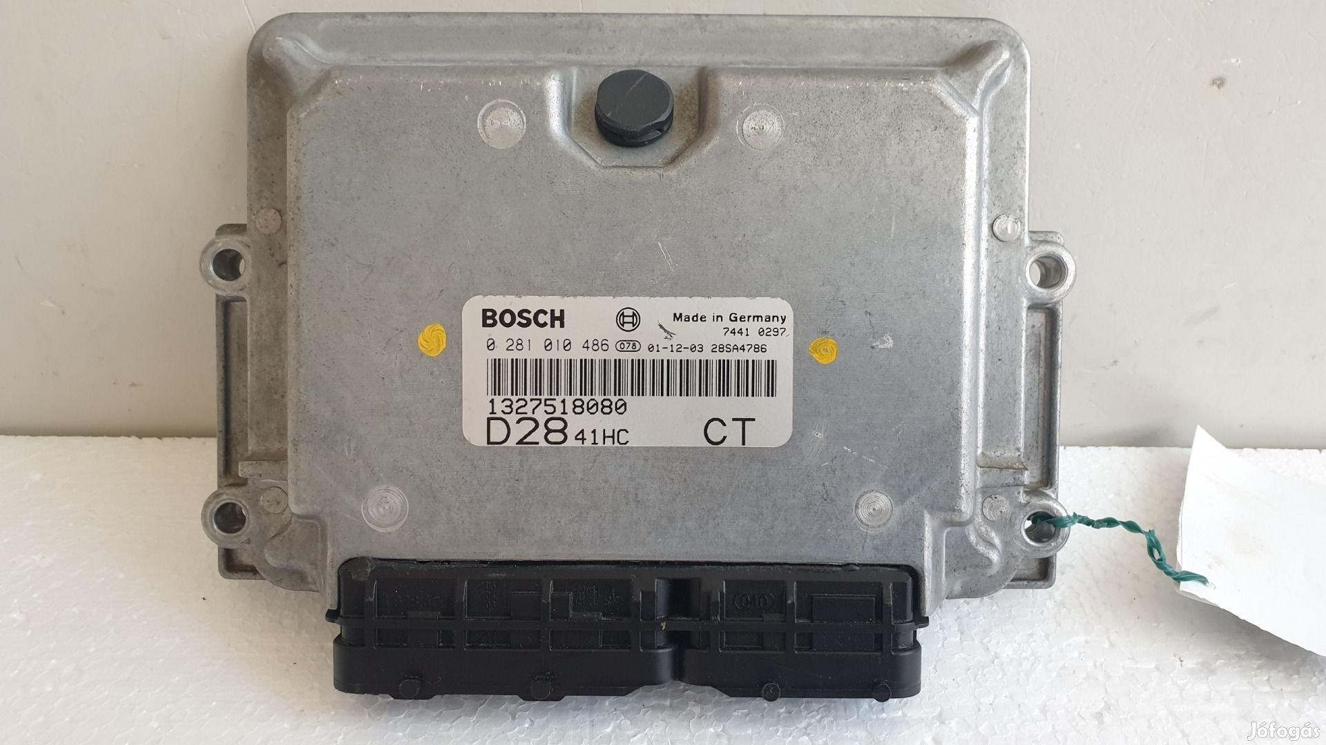 512465 Fiat Ducato 2.8 JTD, 2001, Ecu, Motorvezérlő,