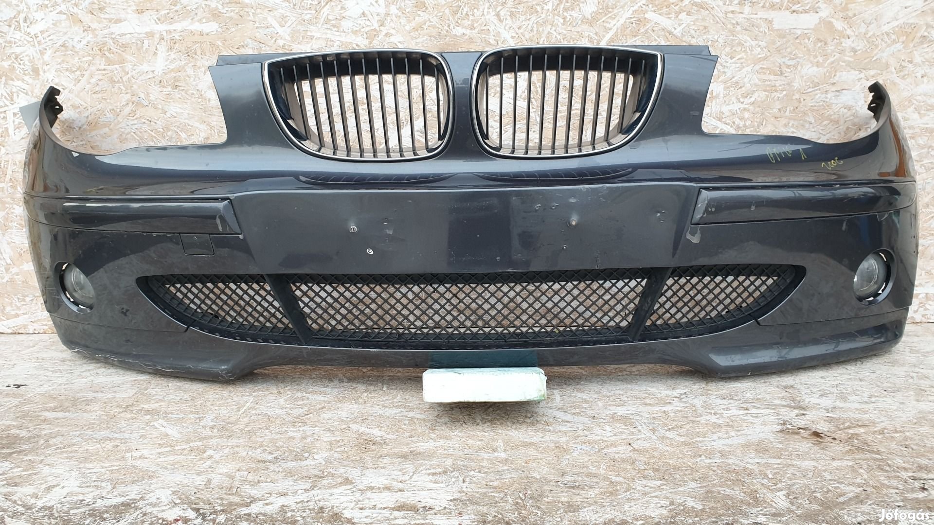 512595 Bmw 1, E87, 2006, Ködlámpás Első Lökhárító, 7132194-05.