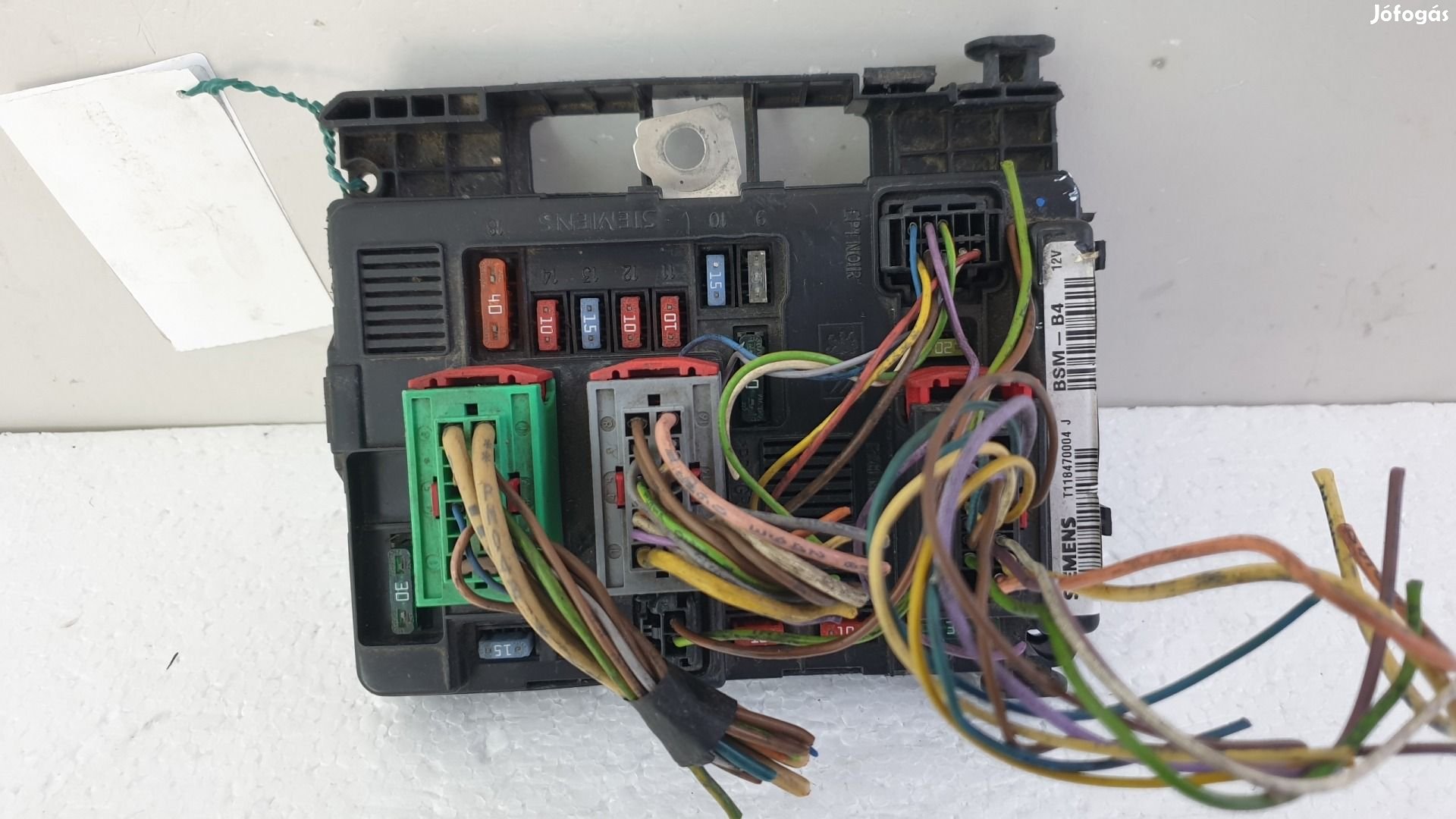 512671 Citroen C2, Biztosítéktábla, 9643498780 Bsm-B4,