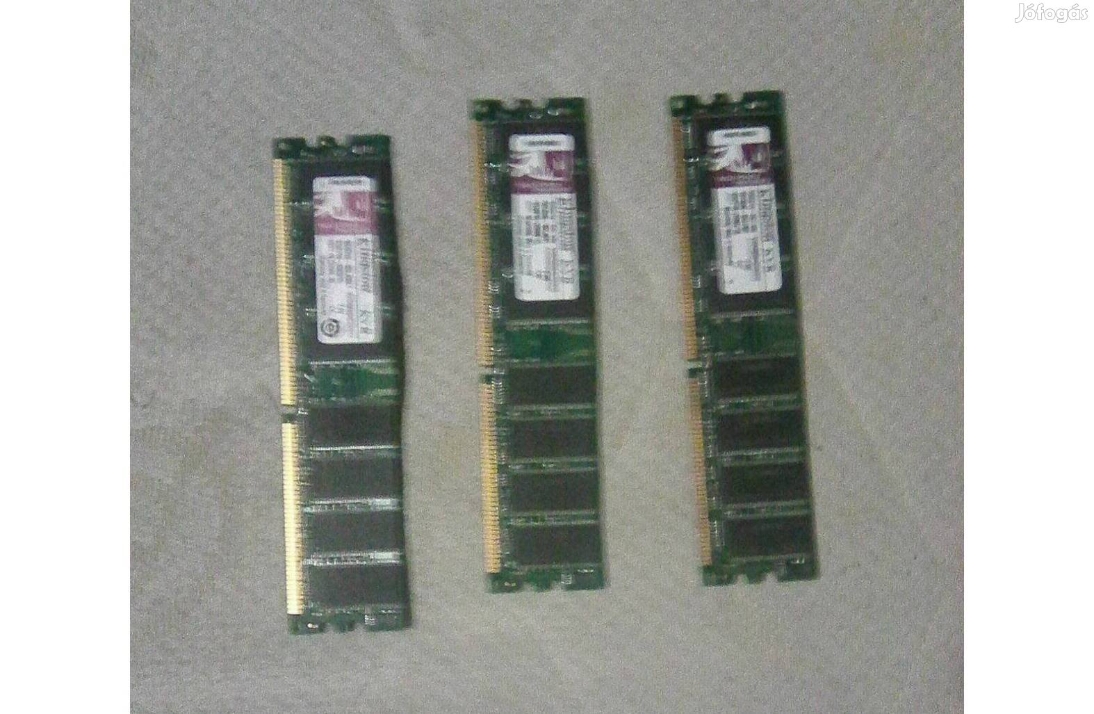 512GB Kingston DDR400 RAM-ok. Postázom is!