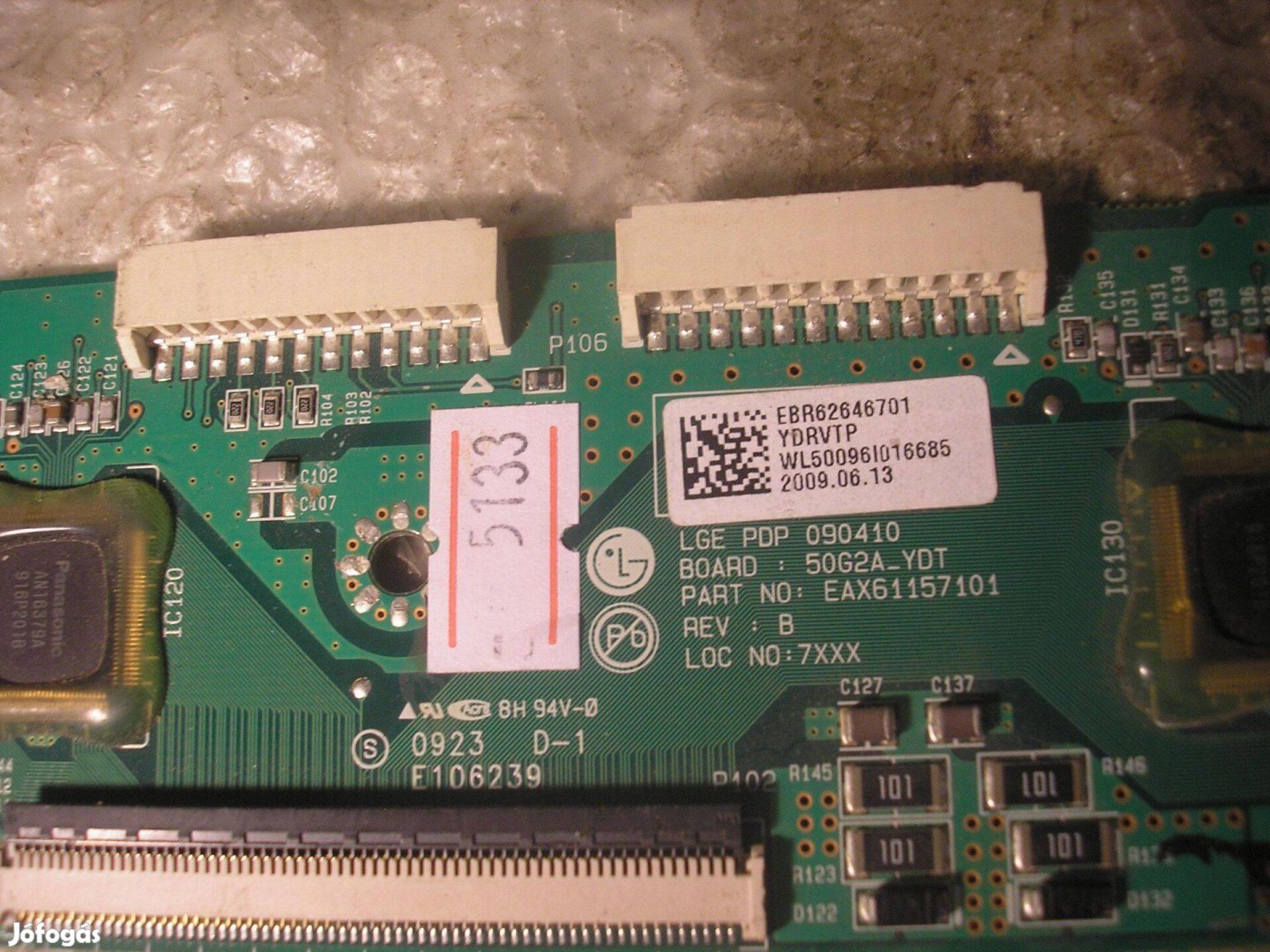 5133 LG 50G2A_Ydt REV B EAX61157101 EBR62646701 felső buffer
