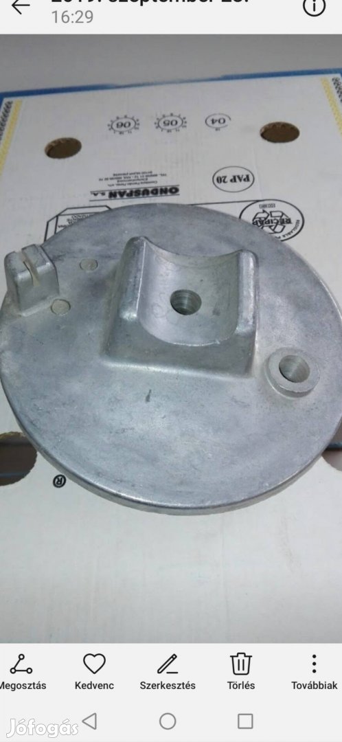 51-Simson elsö-hátsó fékfal párban (gyári/ddr új)
