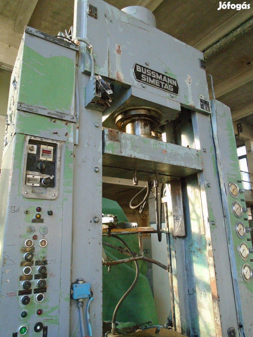 5232 - Hidraulikus prés, Prés 200t,Bussmann prés