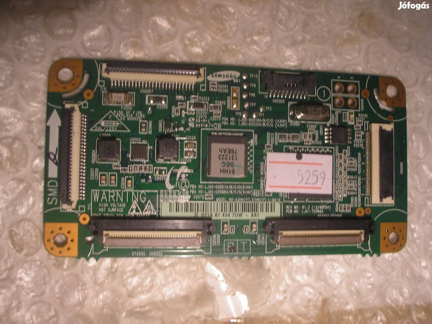 5259 Samsung CTRL 51HH LJ92-02021A LJ41-10346A R1.2