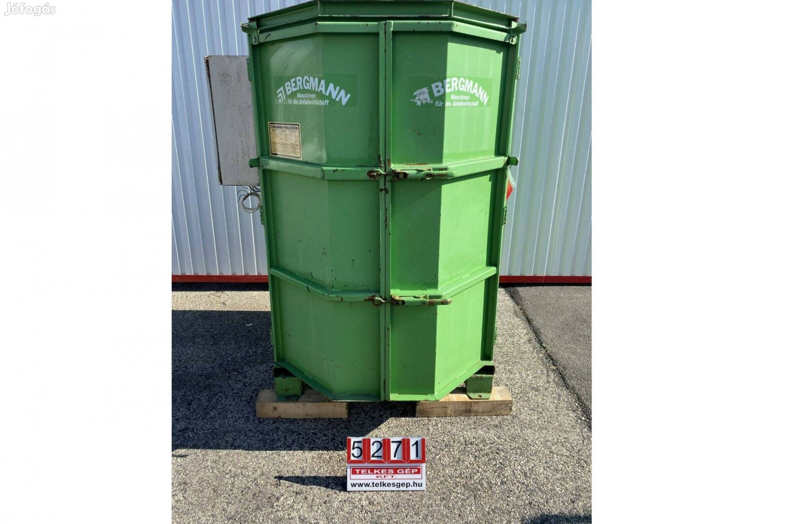 5271 - Bergmann PS 8100 L Papírbálázó gép, prés